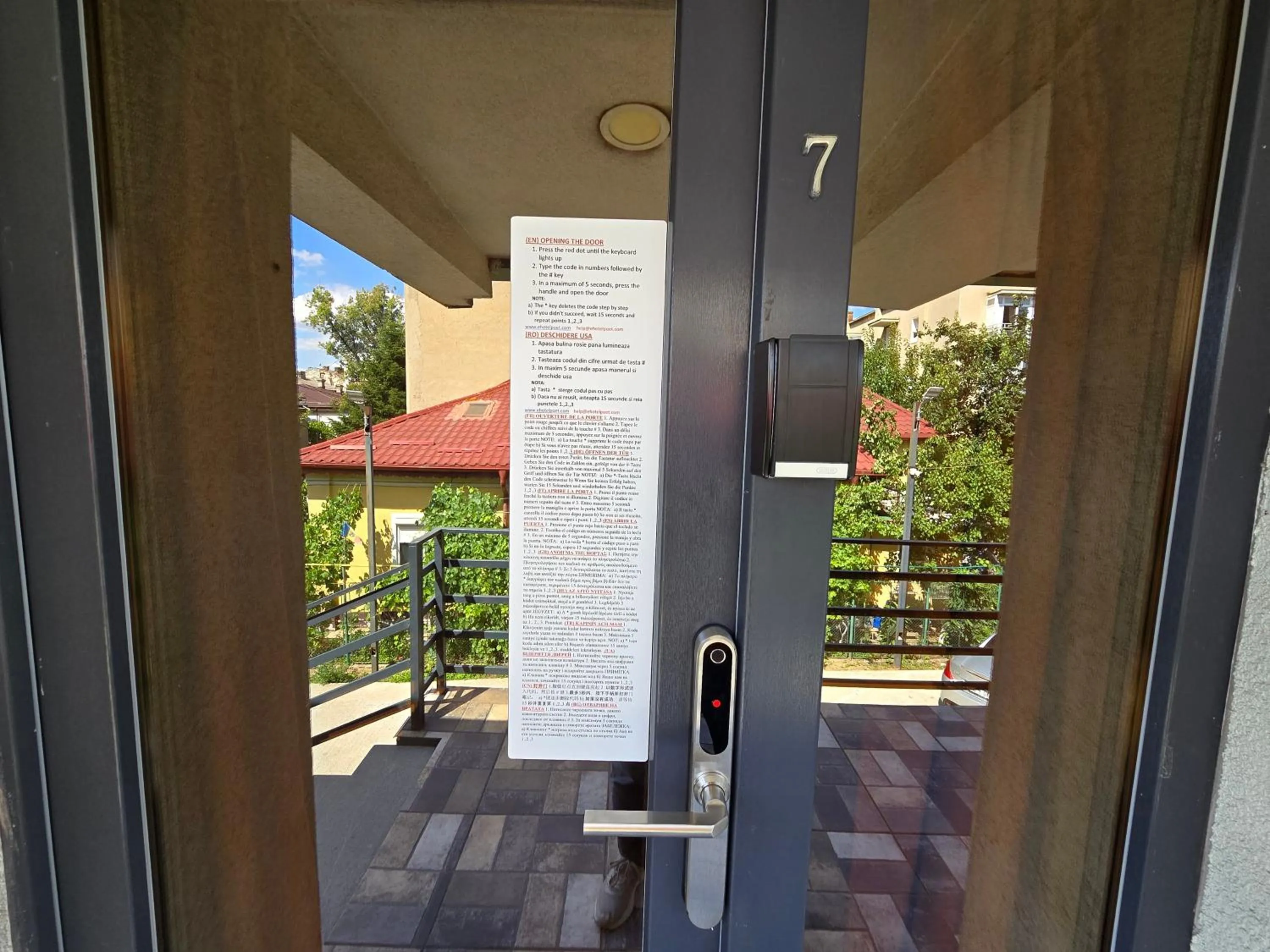 Facade/entrance in Poet Palace Bucharest