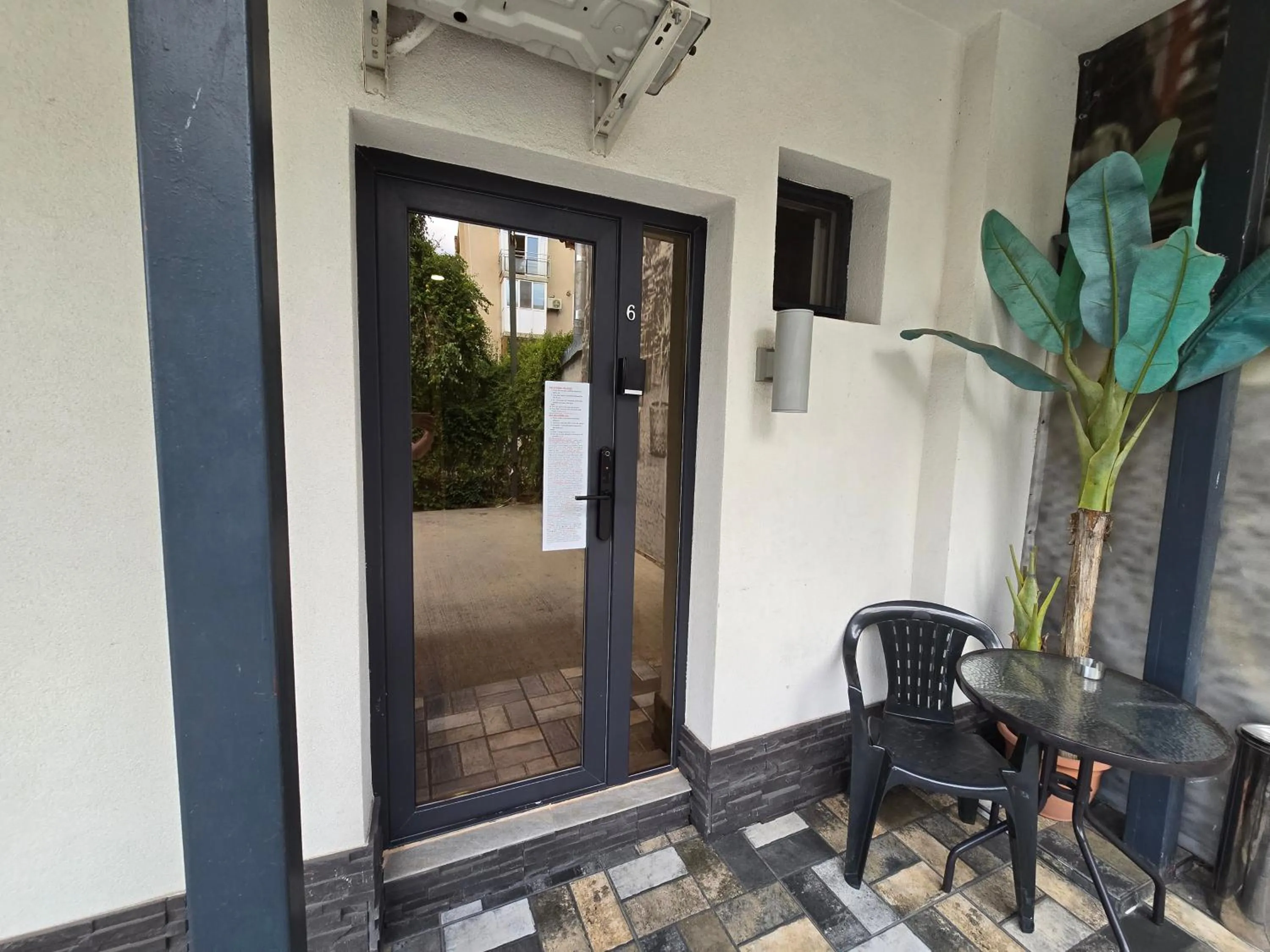 Facade/entrance in Poet Palace Bucharest