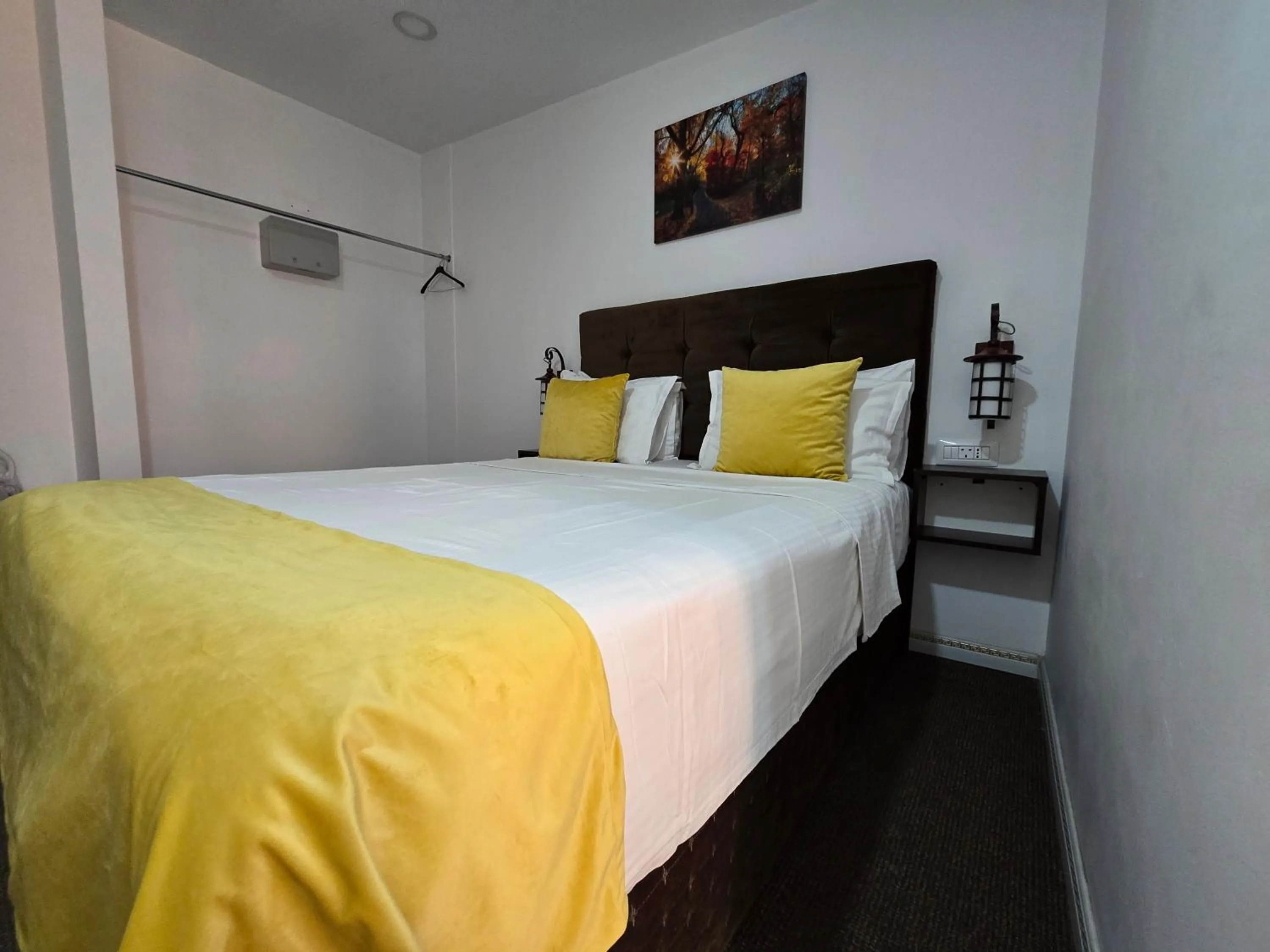 Bed in Poet Palace Bucharest