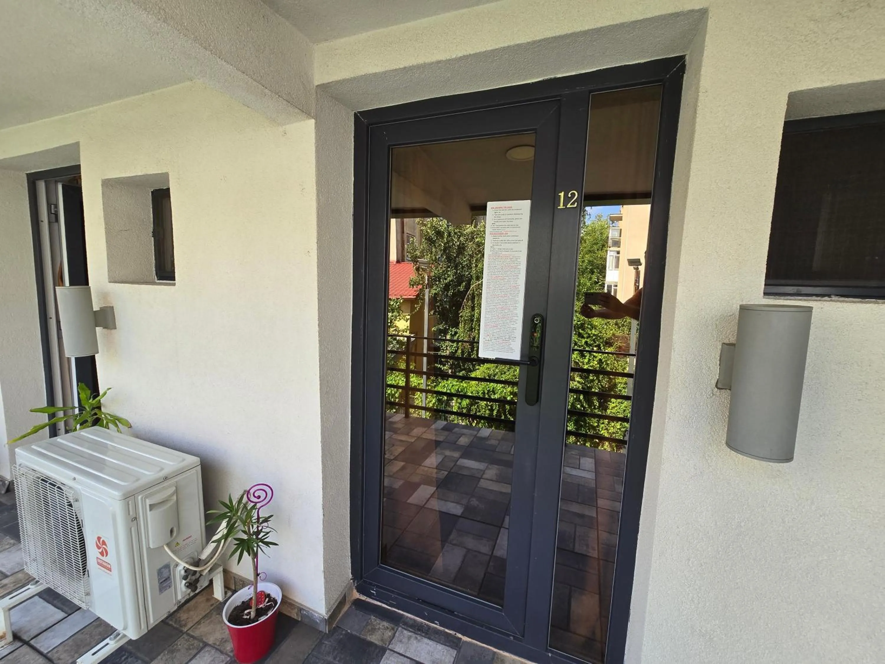 Facade/entrance in Poet Palace Bucharest