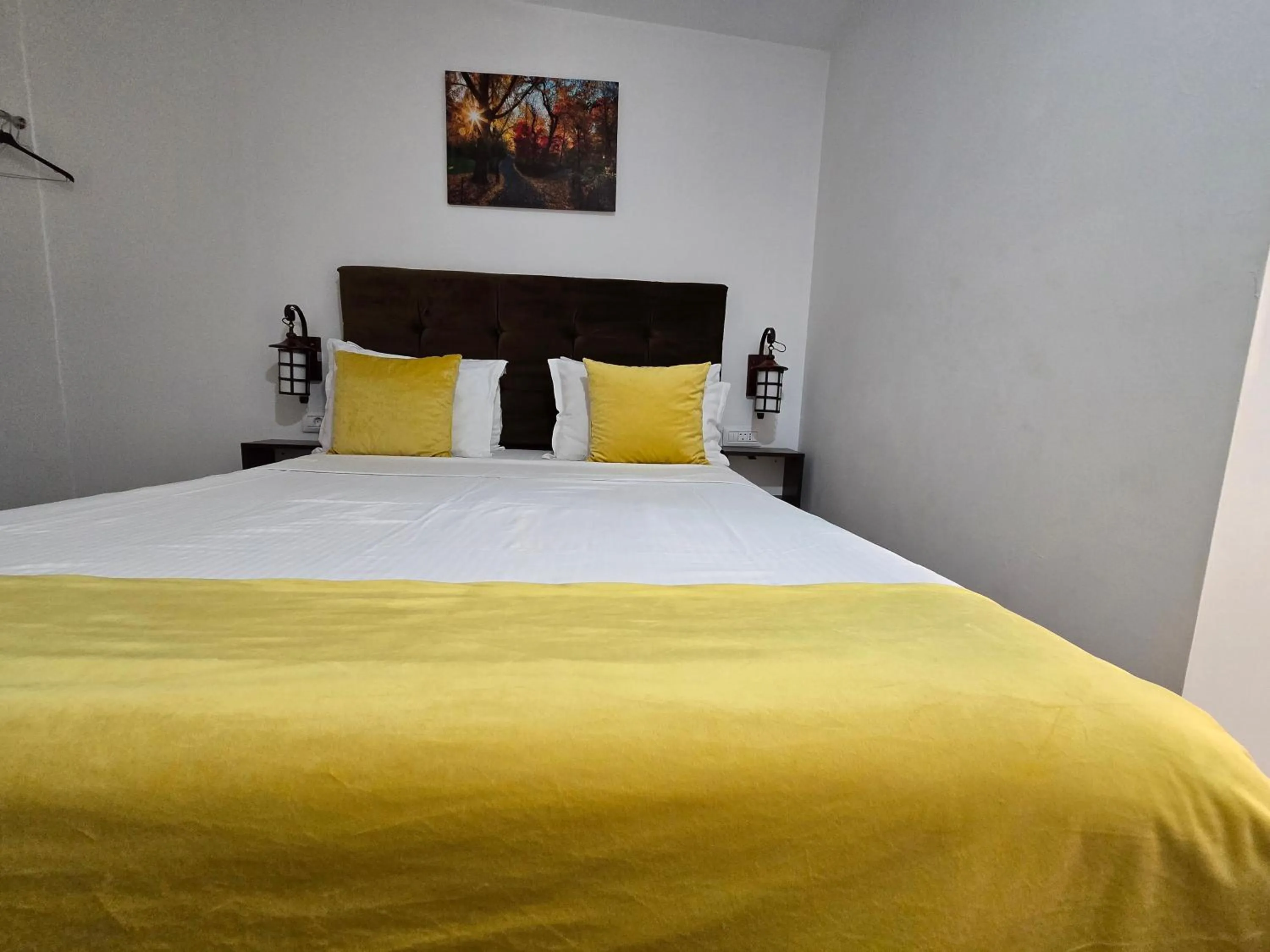 Bed in Poet Palace Bucharest