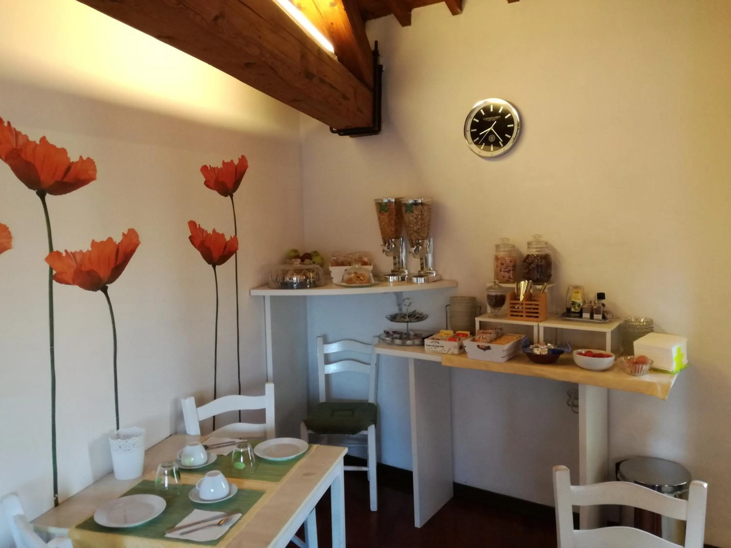 Food and drinks in B&B Casanova