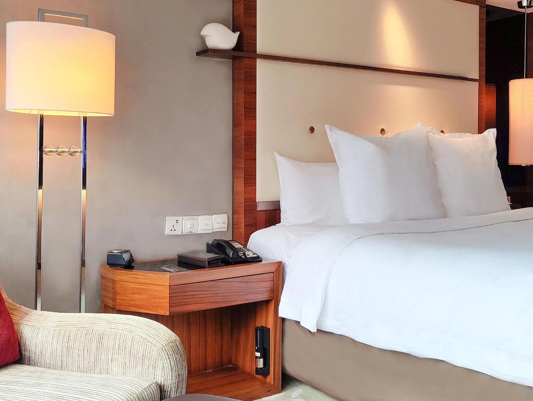 Photo of the whole room, Bed in InterContinental Shanghai Pudong by IHG