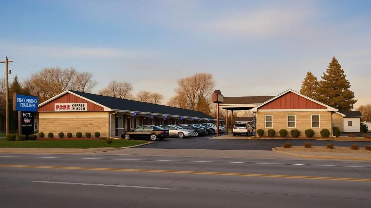 Parking in Pinconning Trail Inn Motel