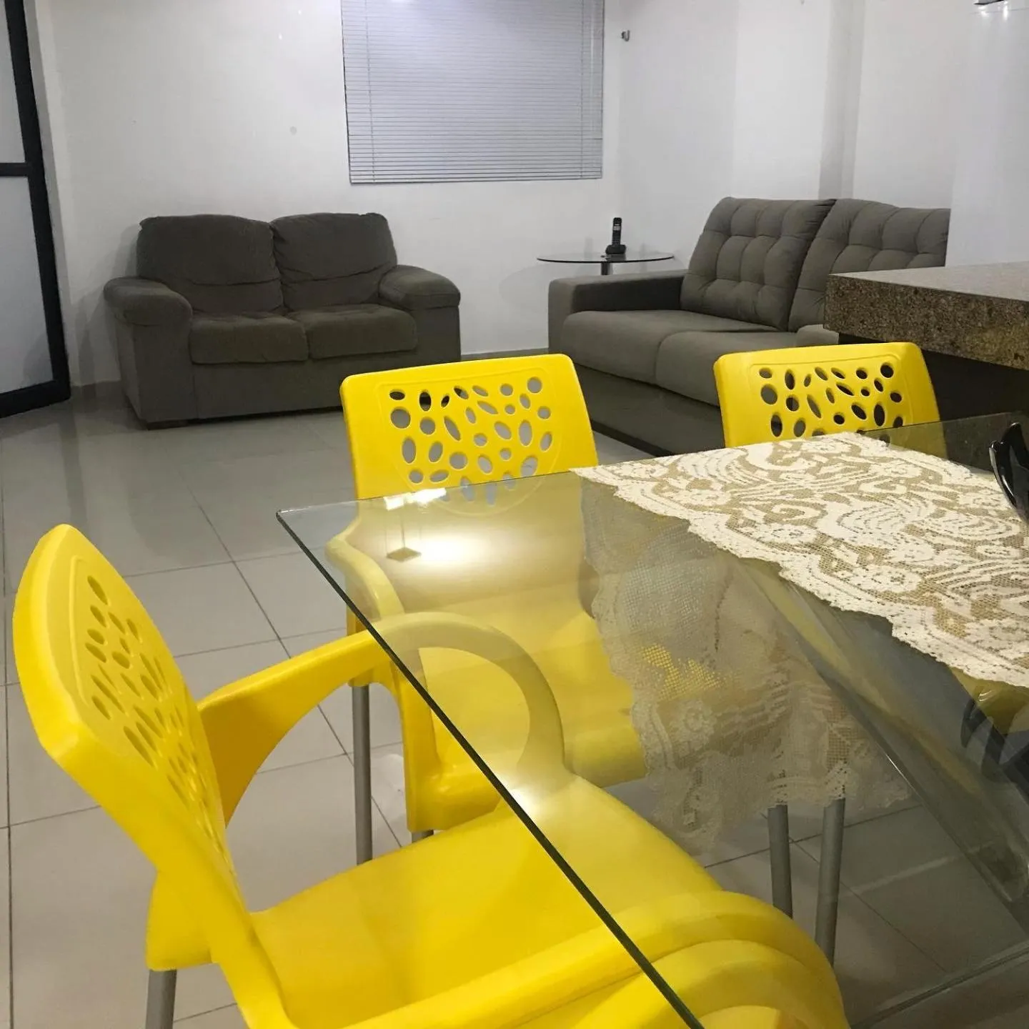 Living room in FLAT MARINAS PRAIA HOTEL