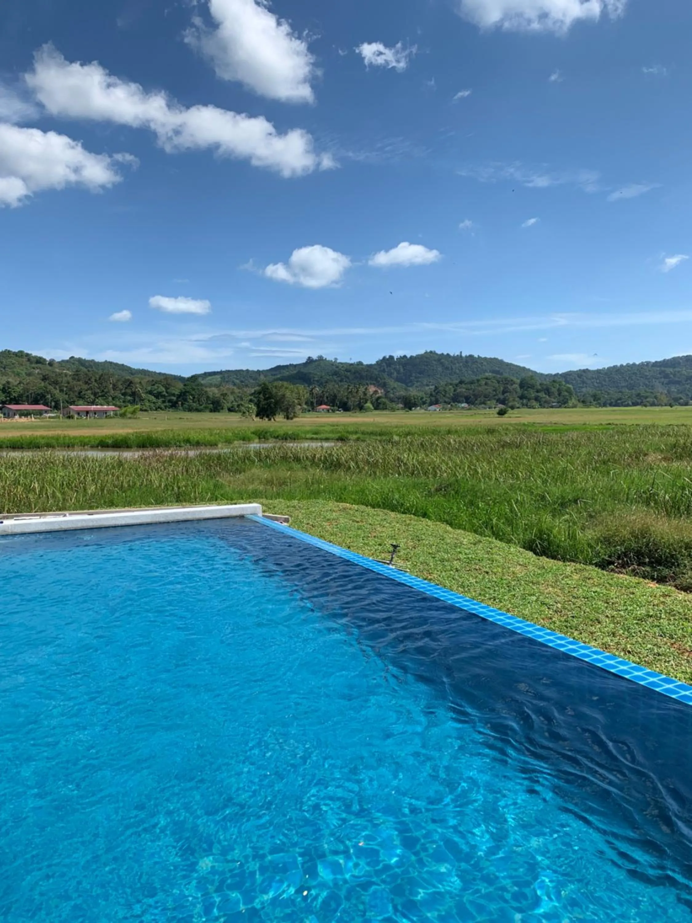Swimming pool in Cloud9 Holiday Cottages