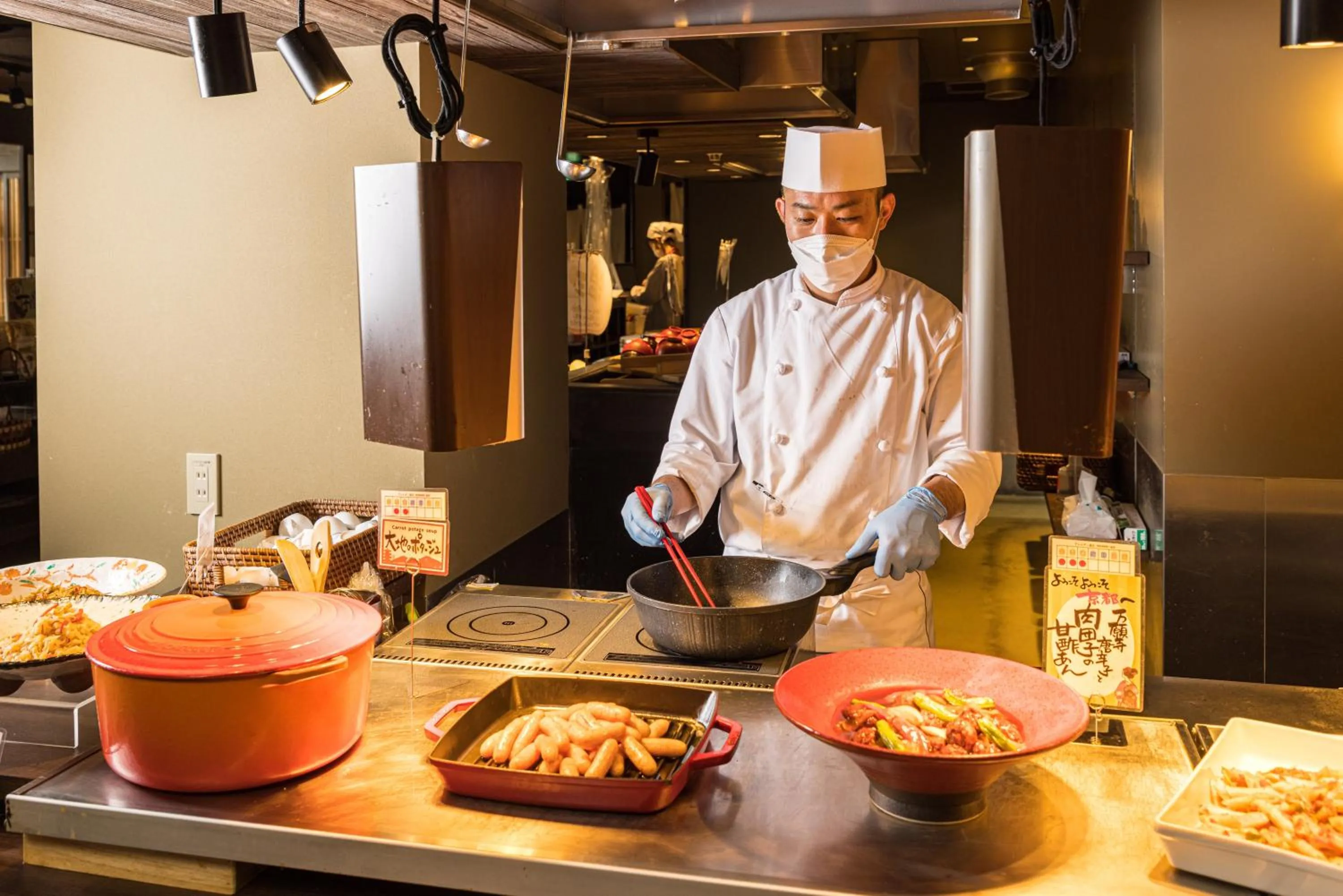 Buffet breakfast in Via Inn Prime Kyotoeki Hachijoguchi