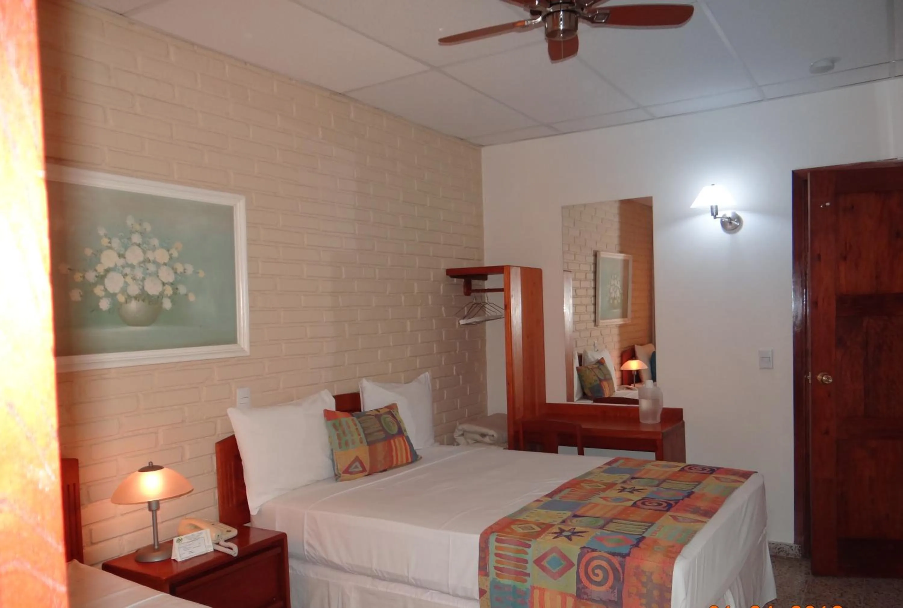 Decorative detail, Bed in Hotel Mac Arthur