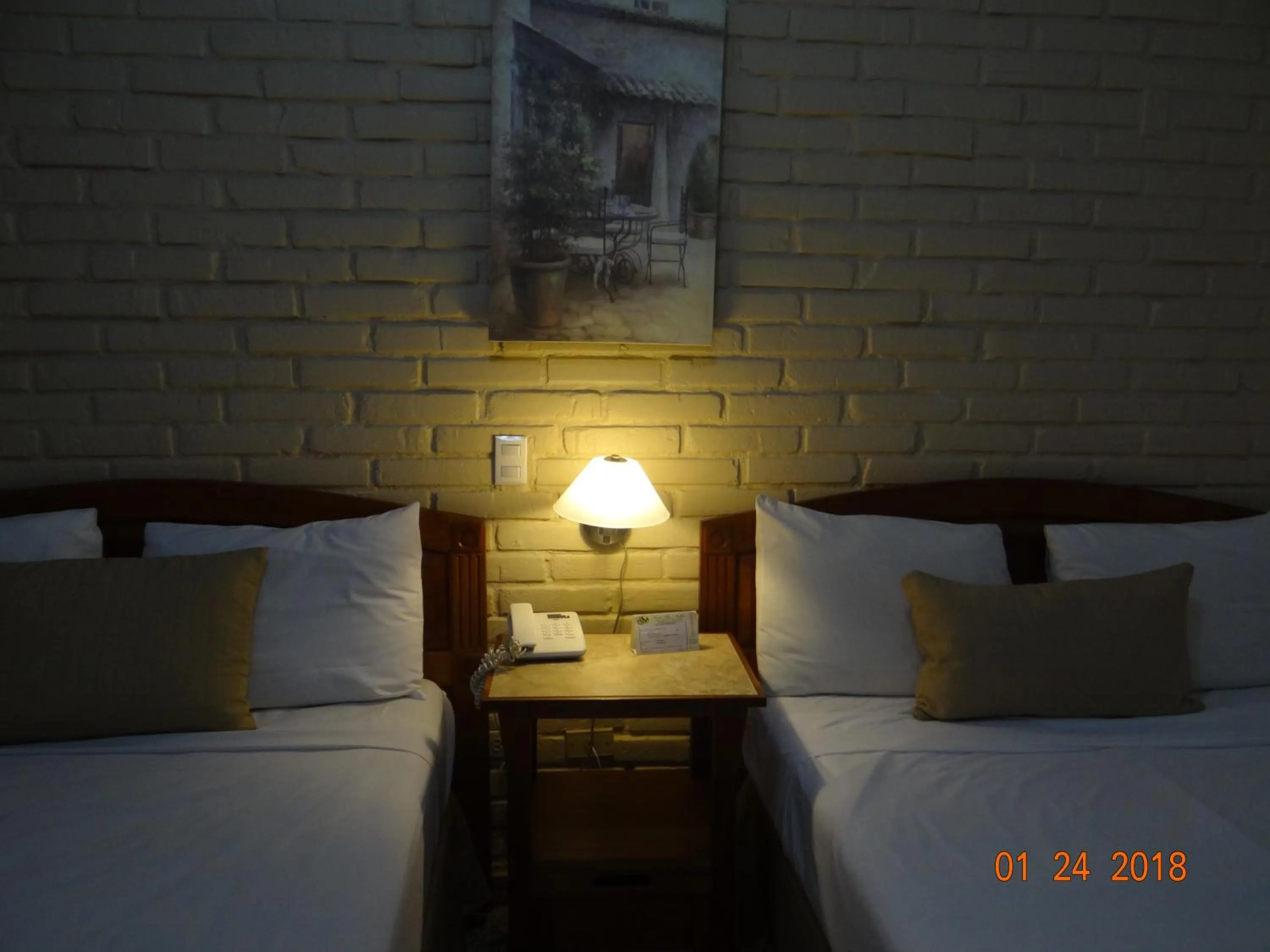 Decorative detail, Bed in Hotel Mac Arthur