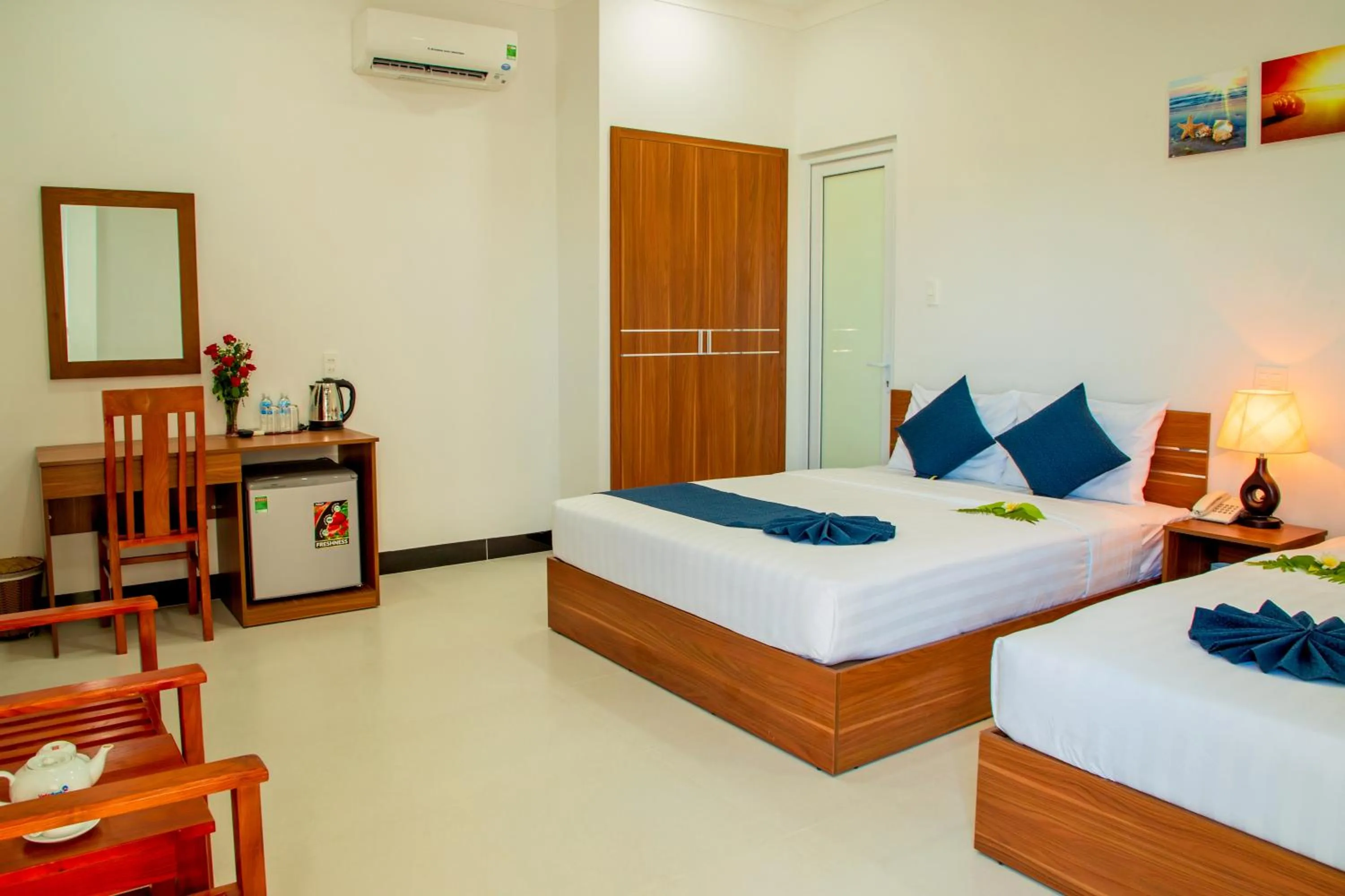 Bed in PHAM GIA HOTEL Mui Ne