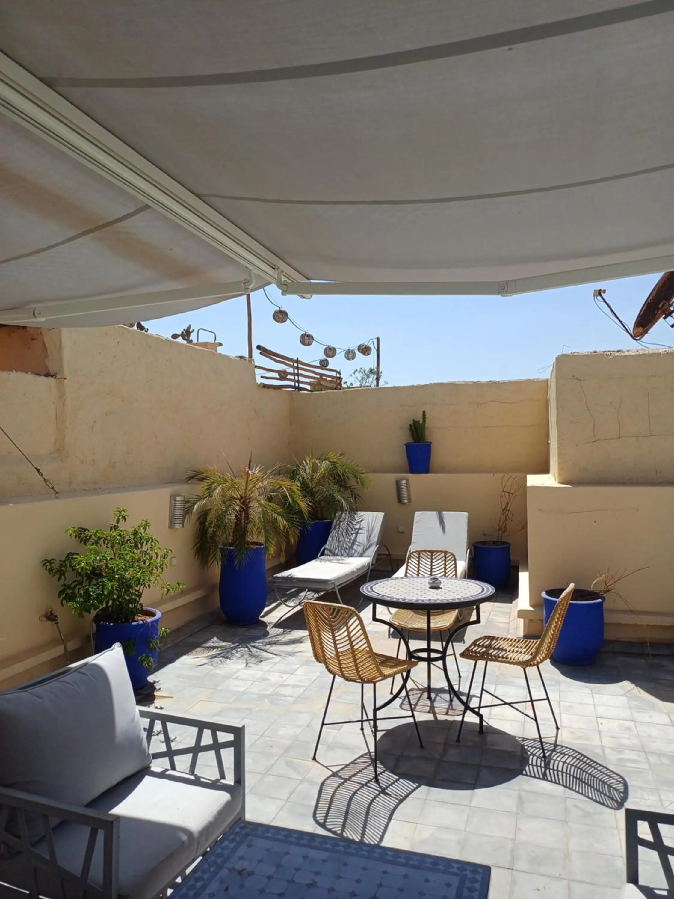Balcony/Terrace in Riad Kasbah 117