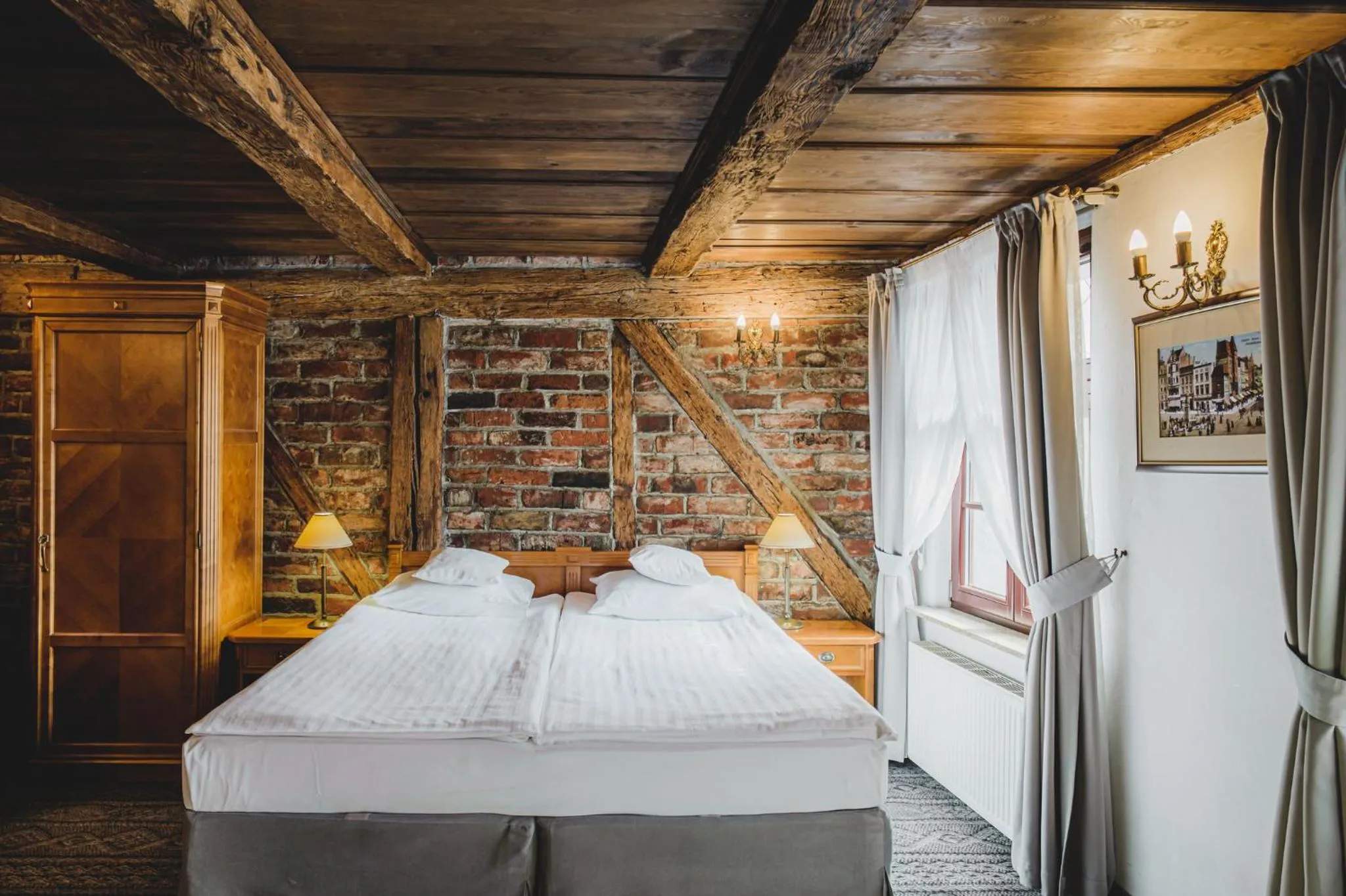 Bed in Hotel Solaris