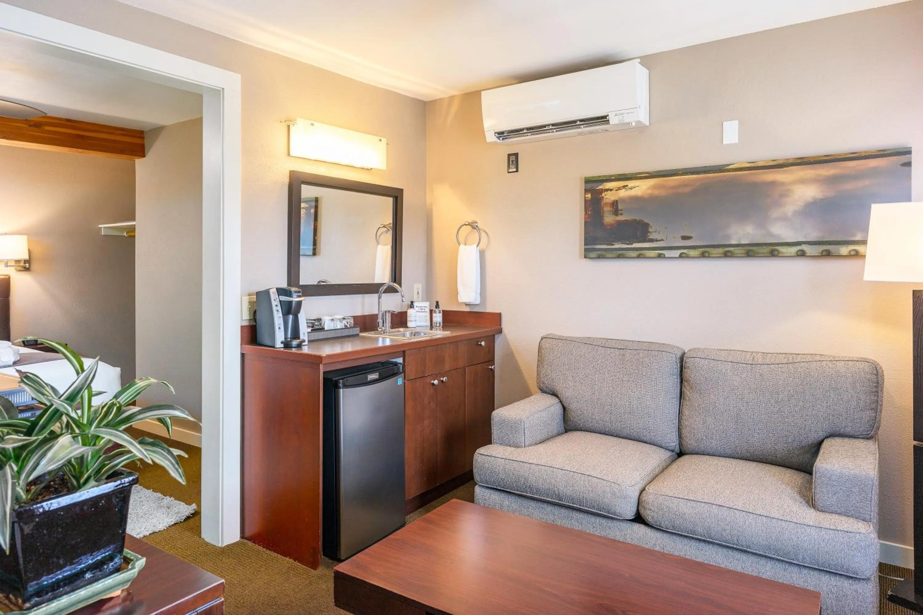 Seating area in Bird Rock Hotel