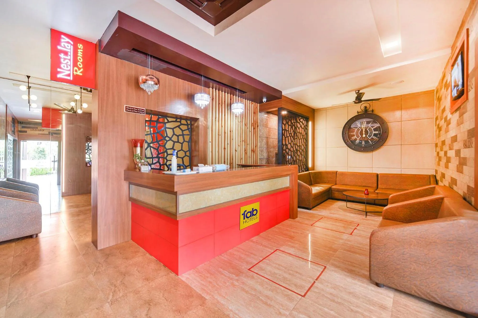 Lobby or reception in Nestlay Rooms Vanagaram