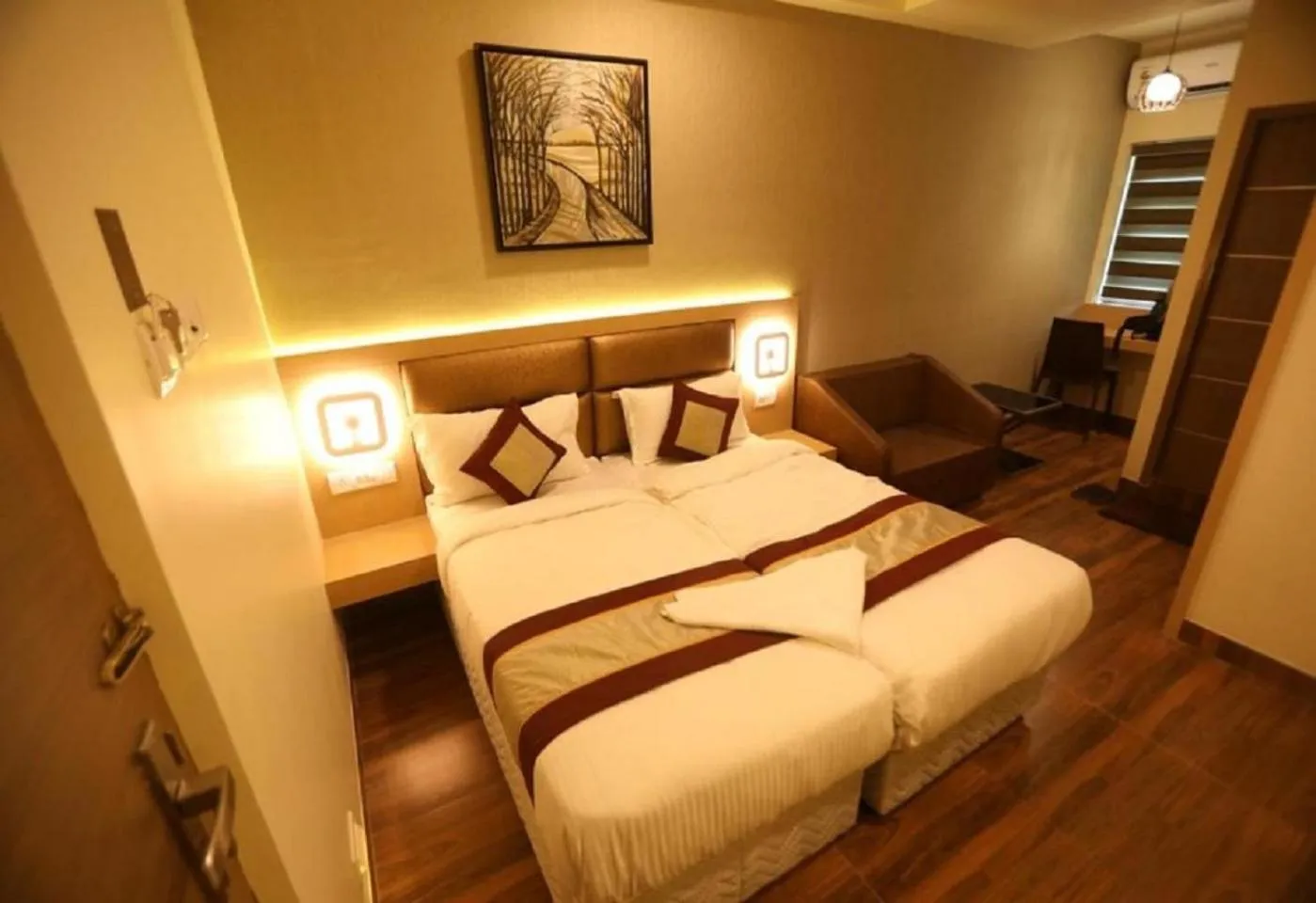 Bed in Nestlay Rooms Vanagaram