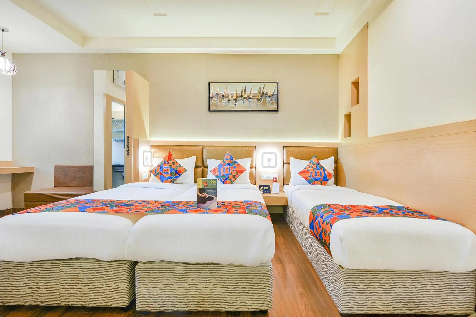 Seating area, Bed in Nestlay Rooms Vanagaram Seating area, Bed in Nestlay Rooms Vanagaram