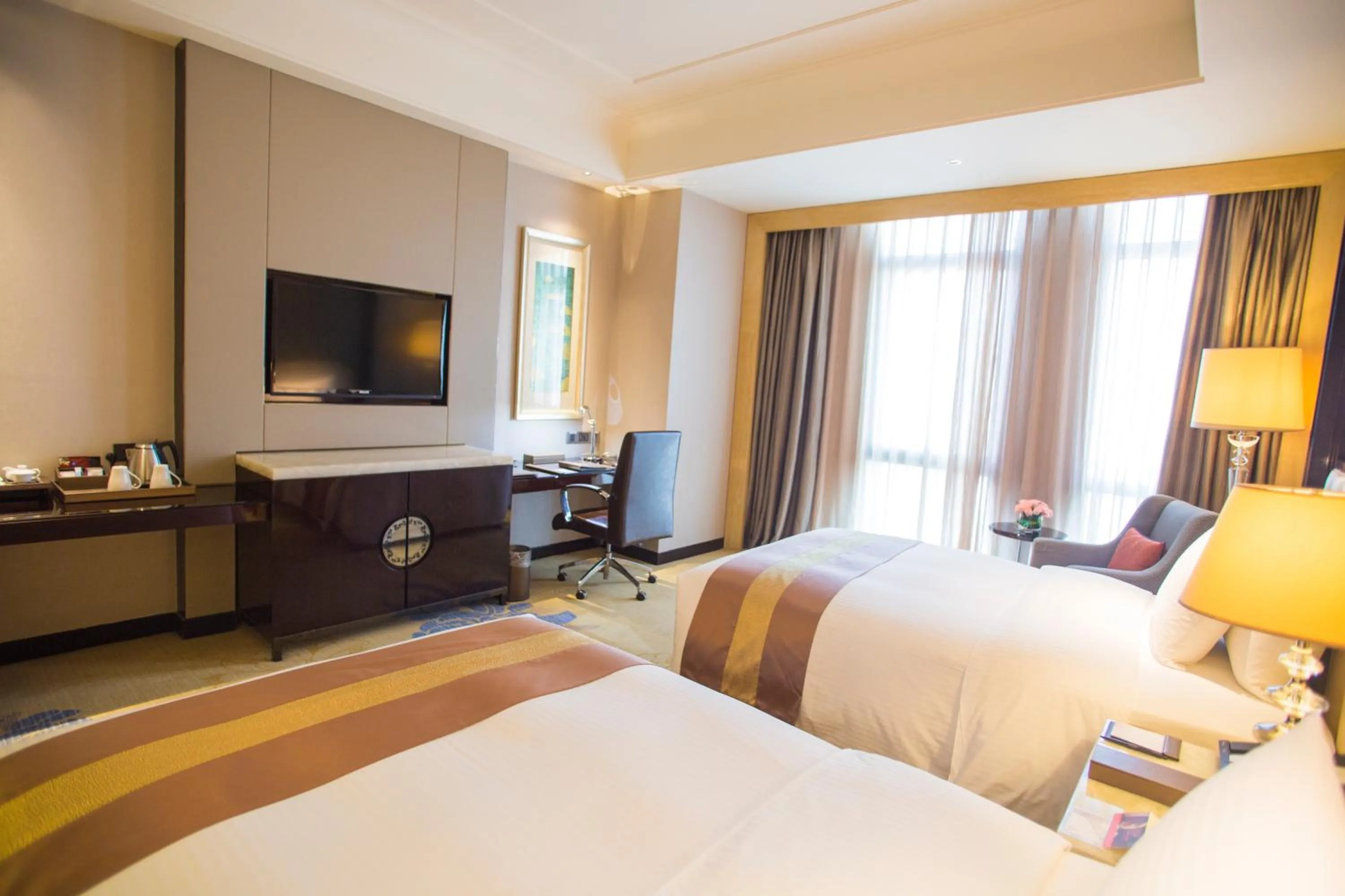 Bedroom, Bed in Wanda Vista Quanzhou