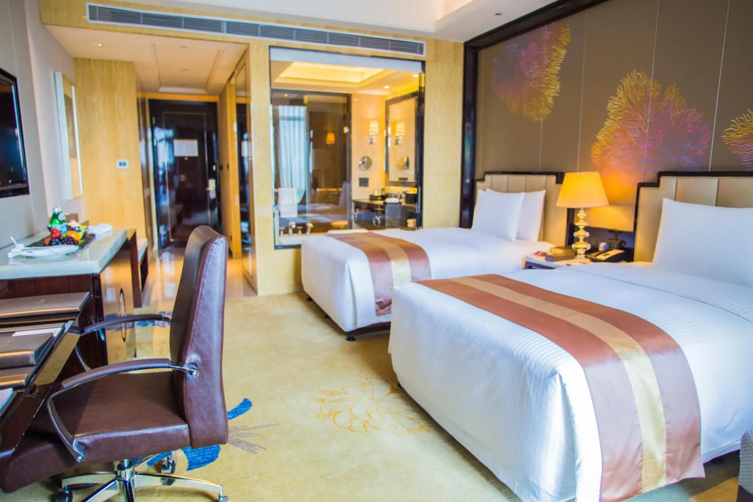 Bedroom, Bed in Wanda Vista Quanzhou Bedroom, Bed in Wanda Vista Quanzhou