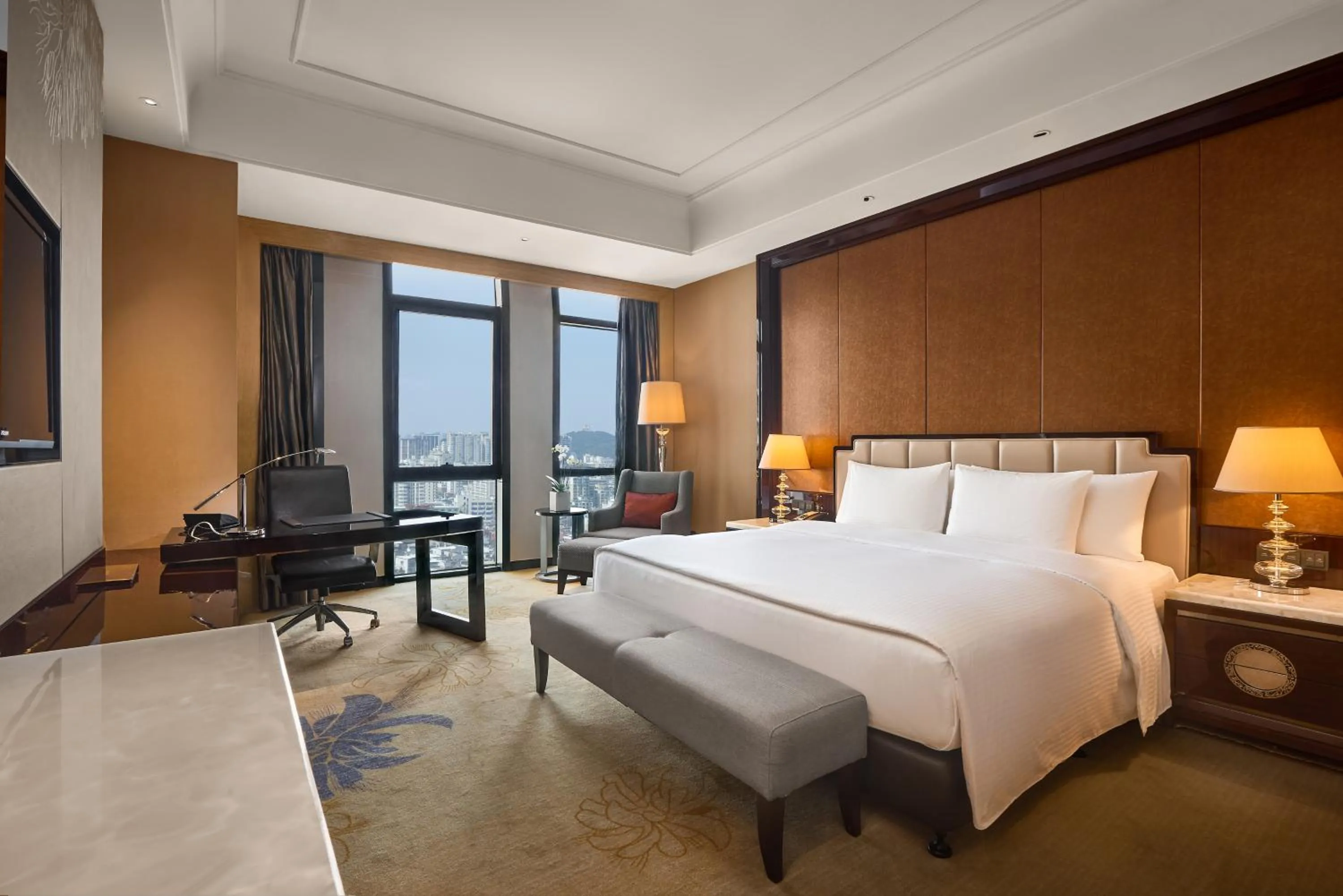 Bedroom, Bed in Wanda Vista Quanzhou