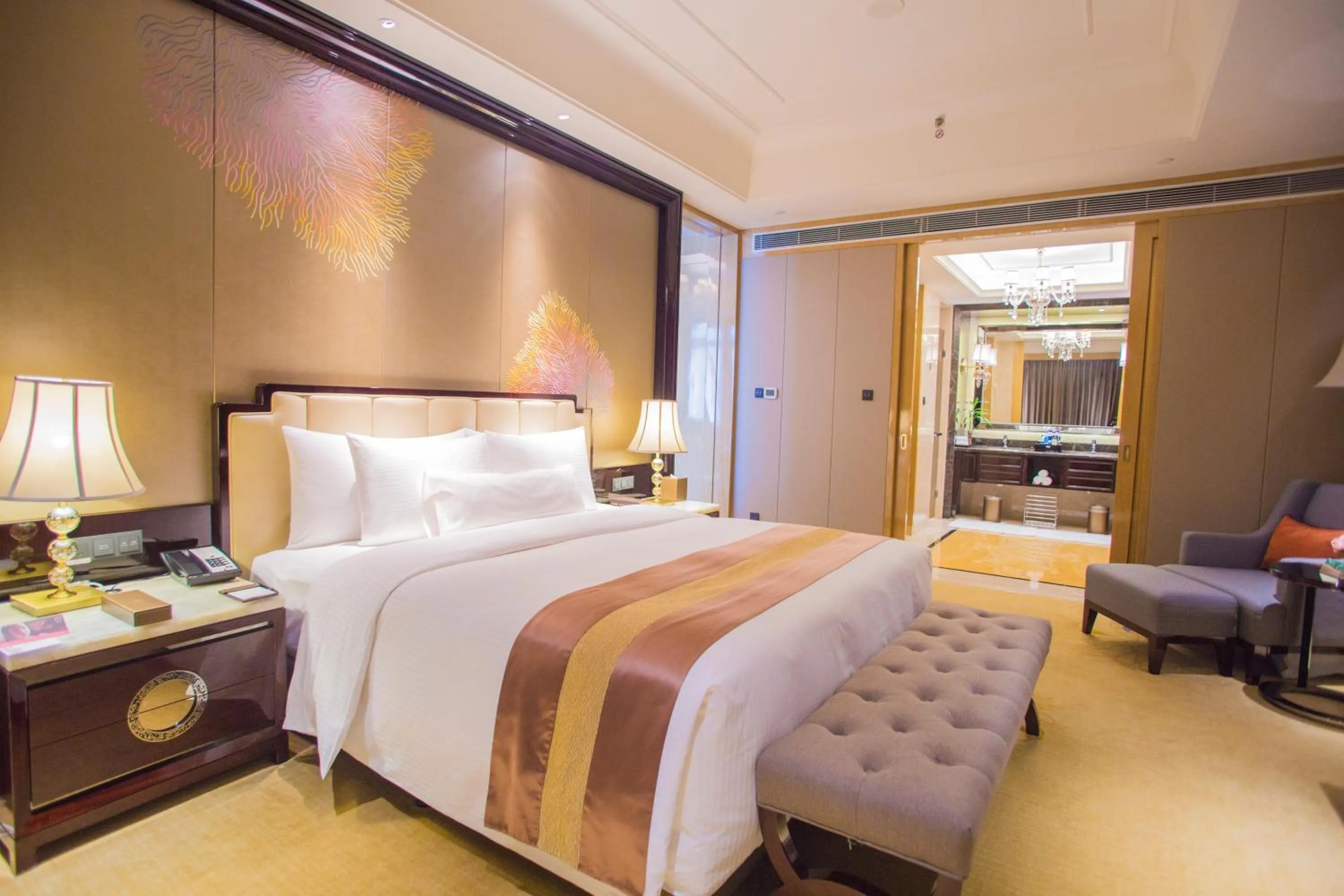 Bedroom, Bed in Wanda Vista Quanzhou