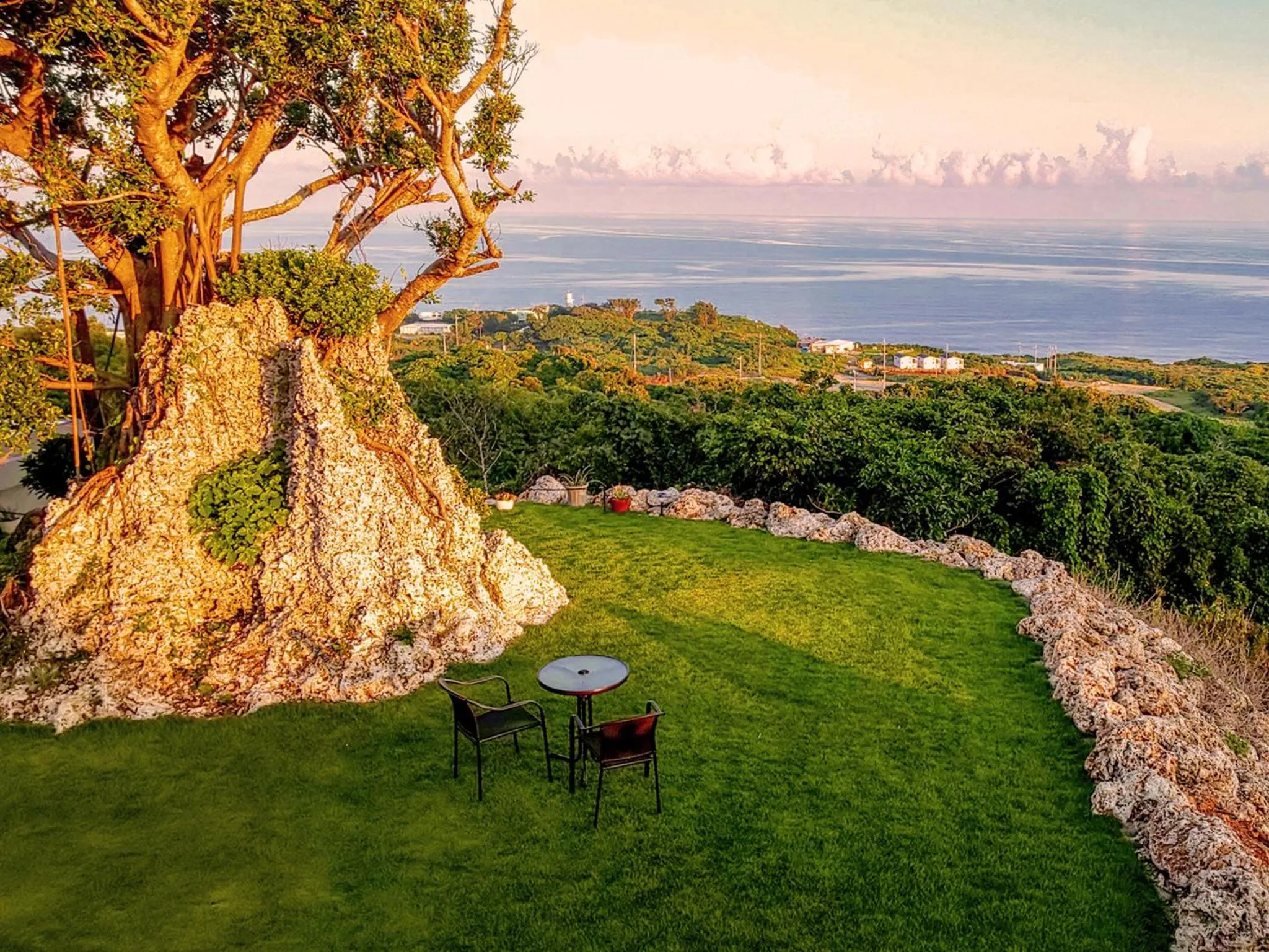 Garden in Hanalee Villa Kouri
