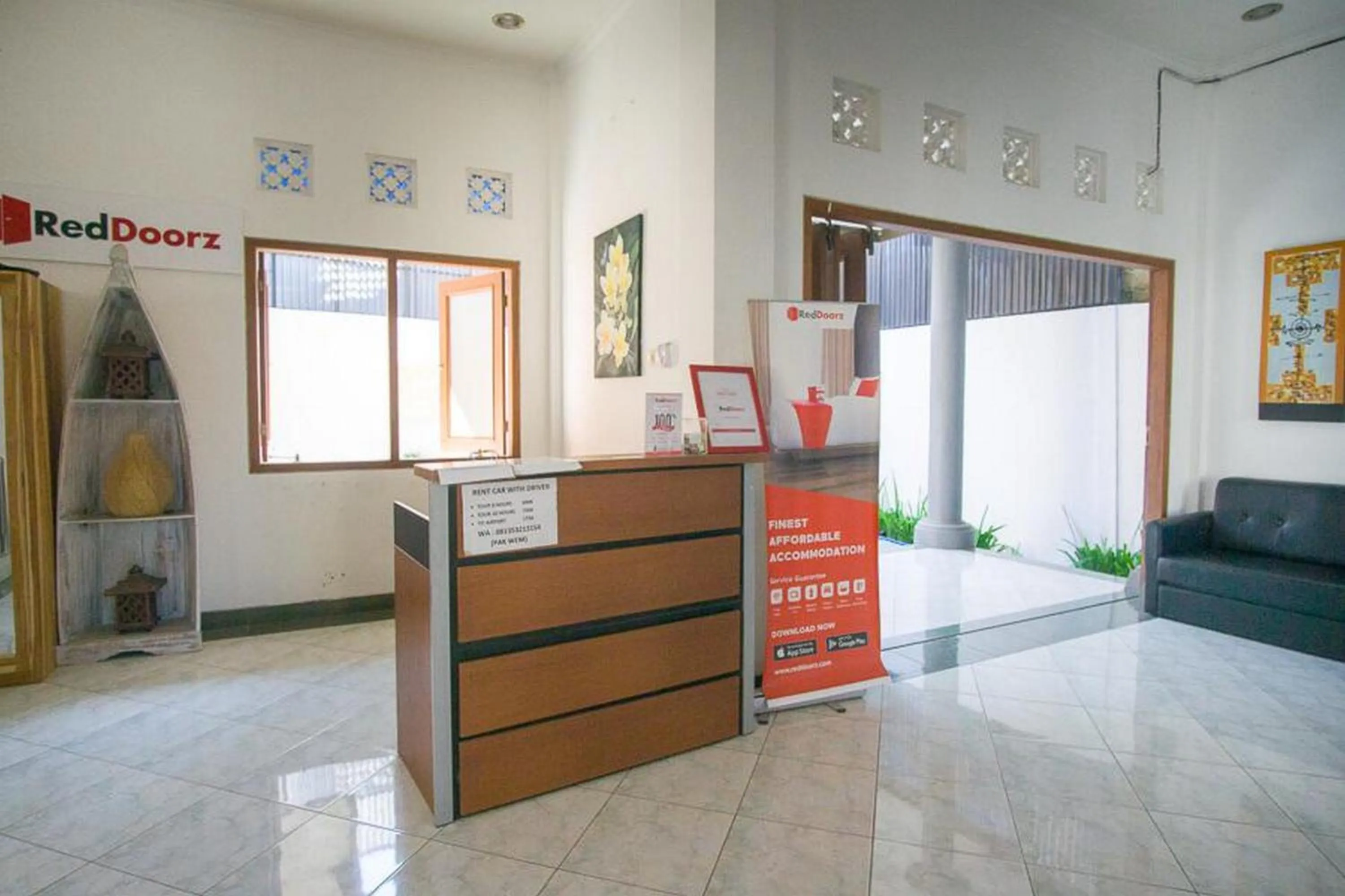Lobby or reception in RedDoorz @ Jalan Gatot Subroto Denpasar