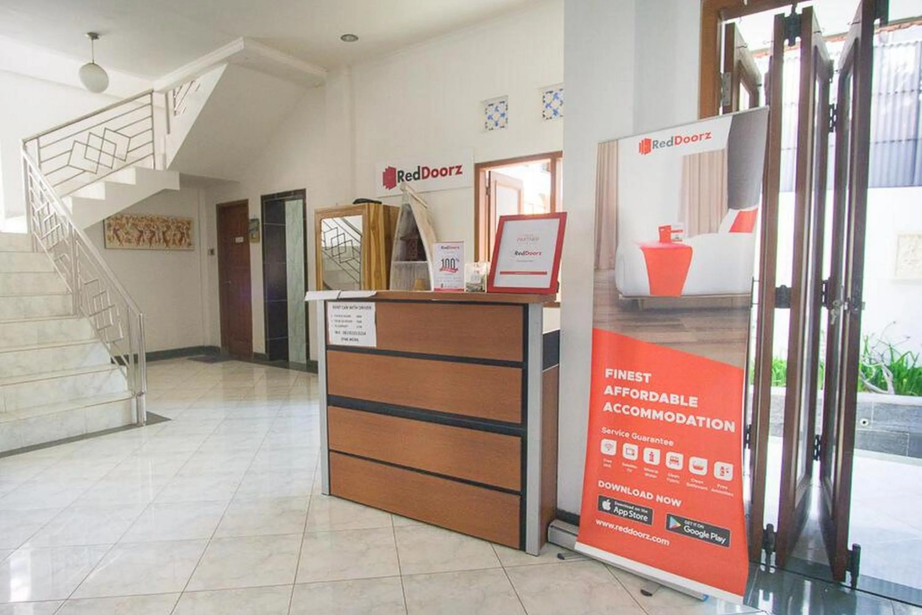 Lobby or reception in RedDoorz @ Jalan Gatot Subroto Denpasar