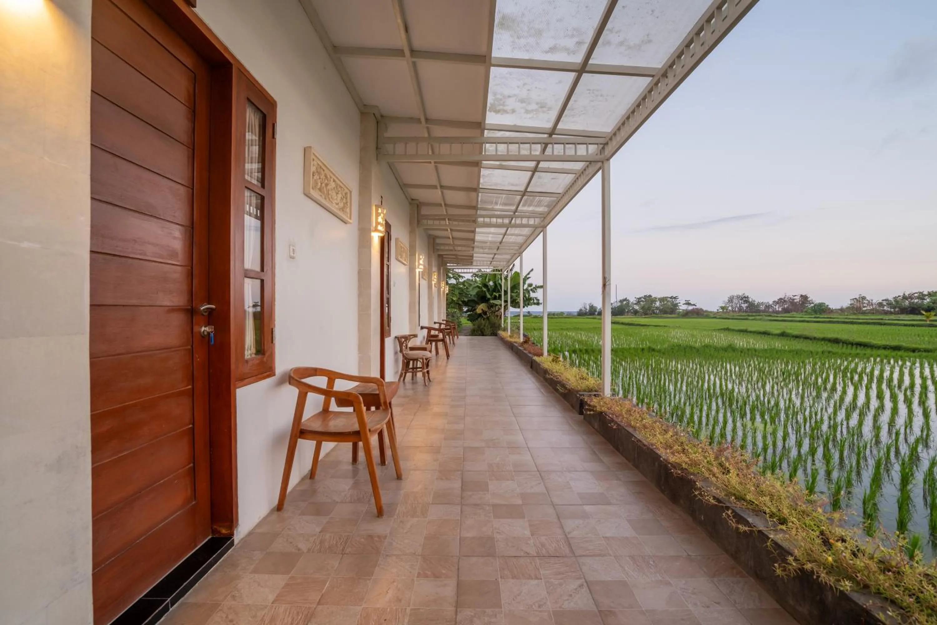 Balcony/Terrace in Nirmala Guest House Surf Keramas