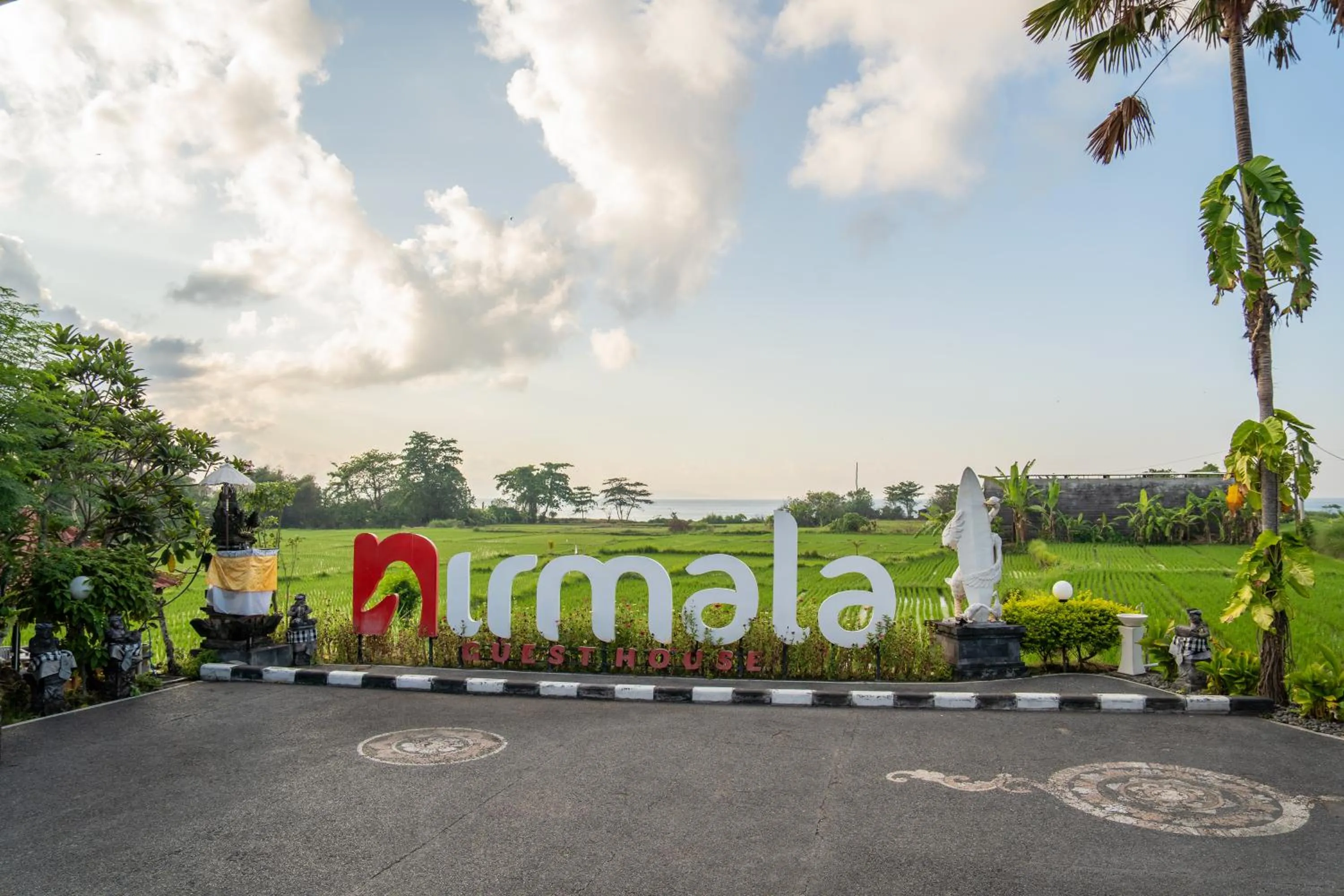 Property building in Nirmala Guest House Surf Keramas