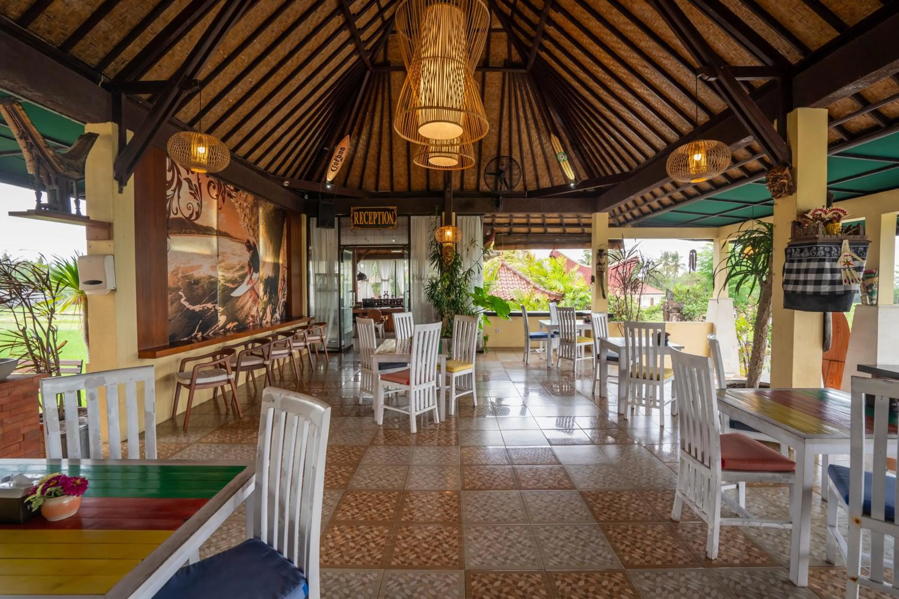 Restaurant/places to eat in Nirmala Guest House Surf Keramas