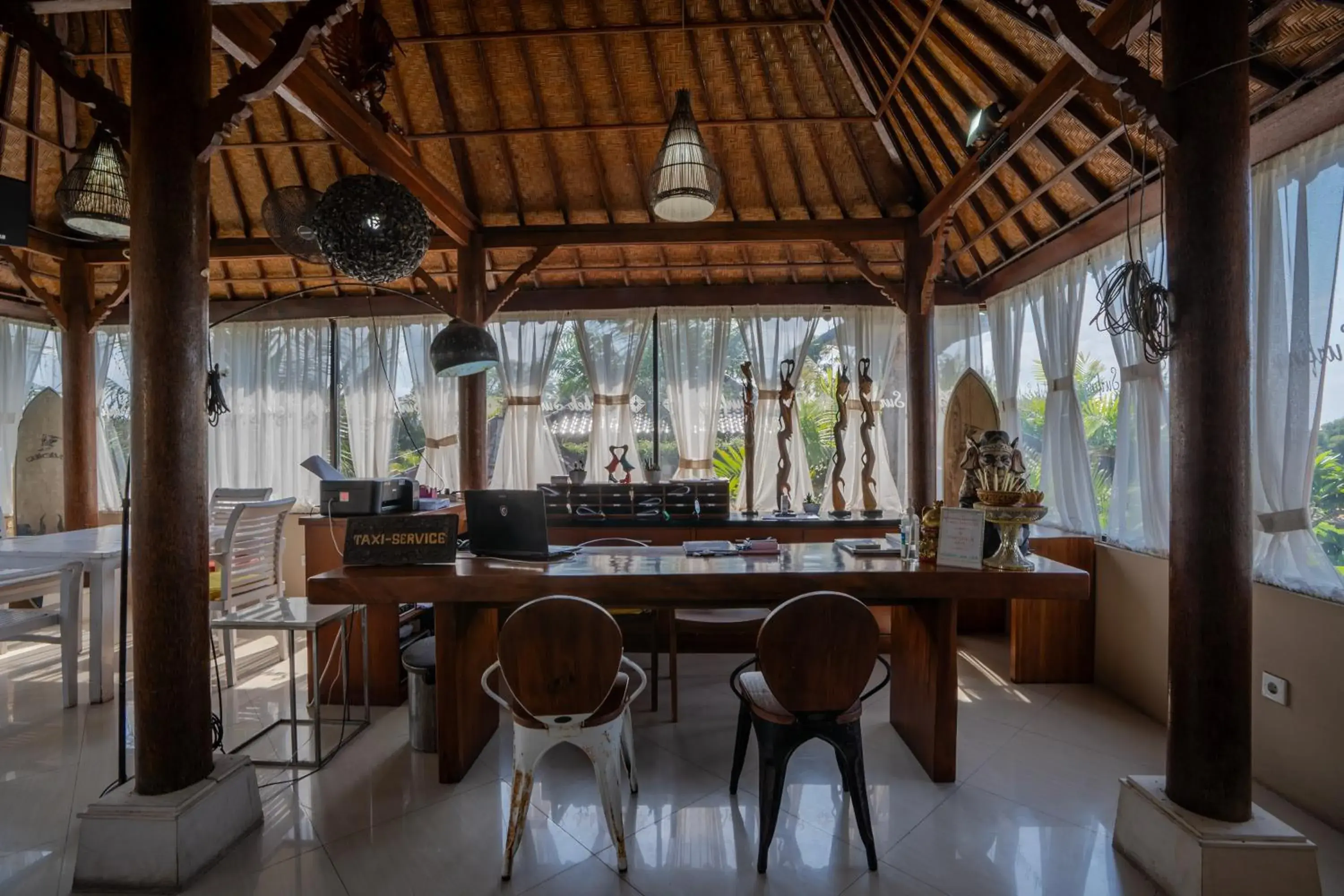 Lobby or reception in Nirmala Guest House Surf Keramas Lobby or reception in Nirmala Guest House Surf Keramas