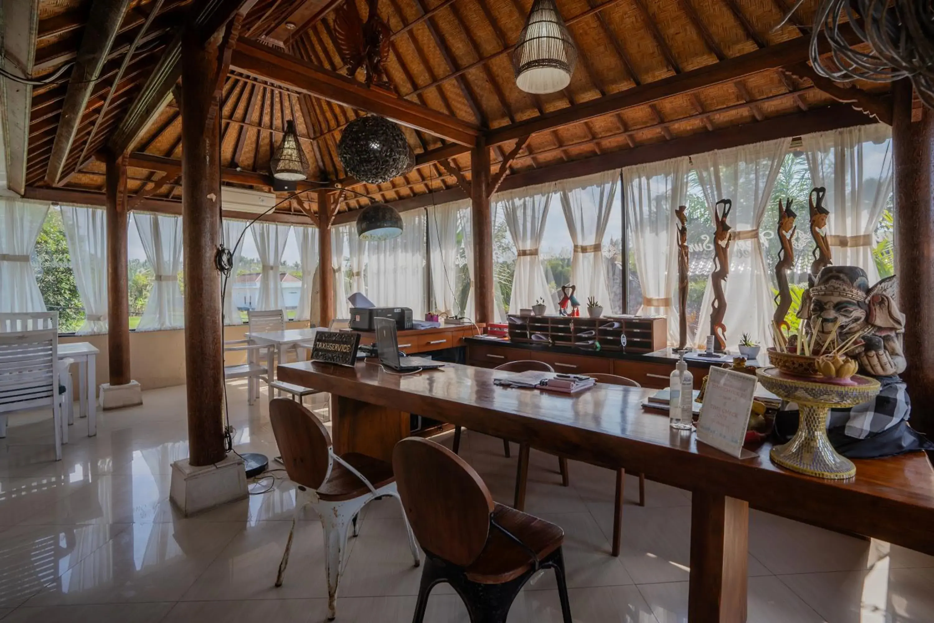 Lobby or reception in Nirmala Guest House Surf Keramas Lobby or reception in Nirmala Guest House Surf Keramas