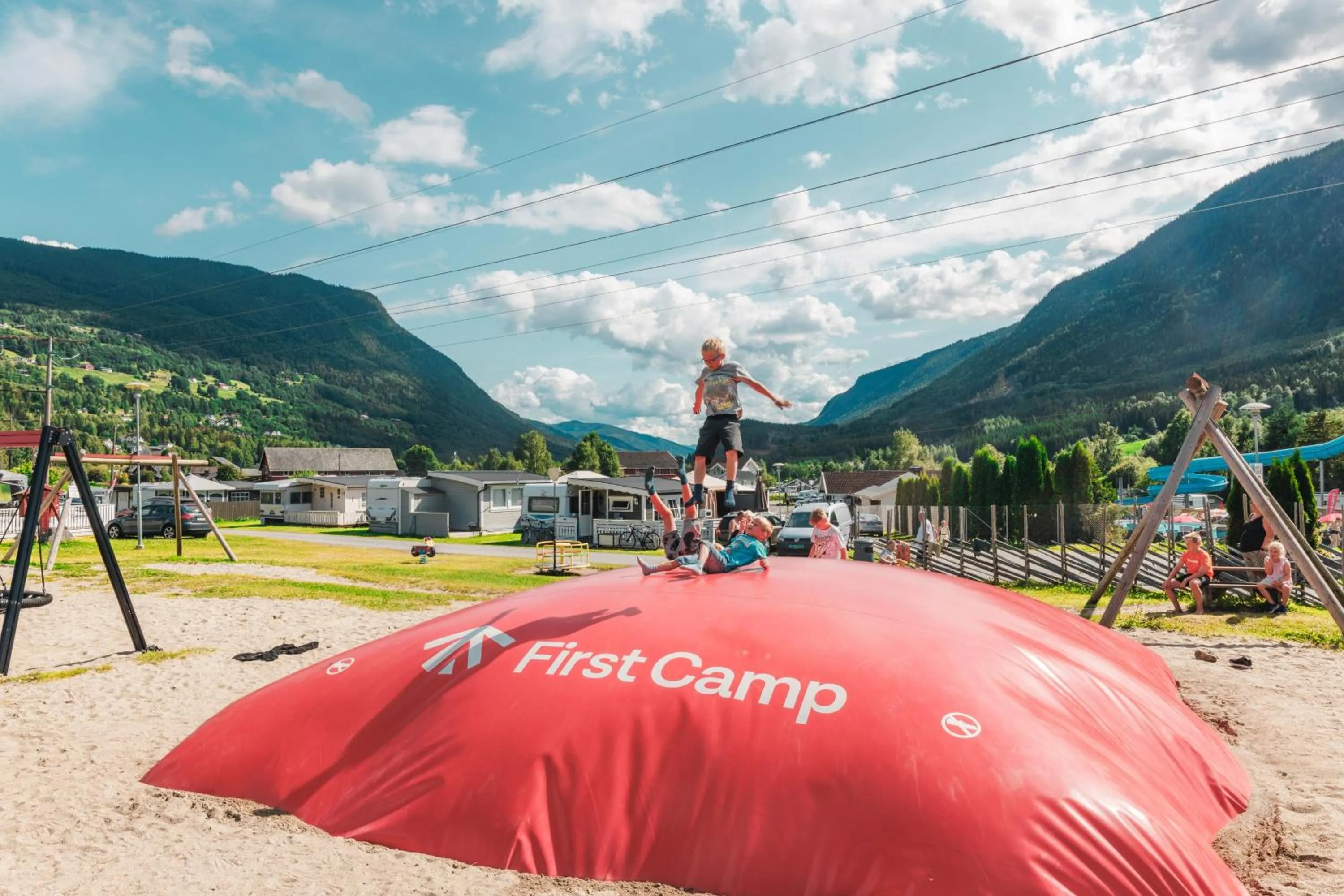 Children play ground in First Camp Gol Hallingdal
