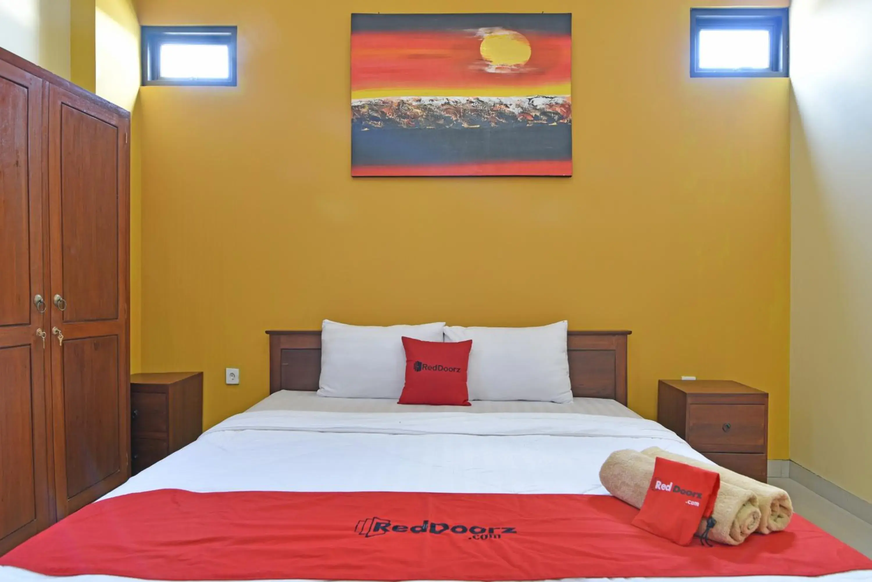 Bedroom, Bed in RedDoorz @ Uluwatu Bali Bedroom, Bed in RedDoorz @ Uluwatu Bali