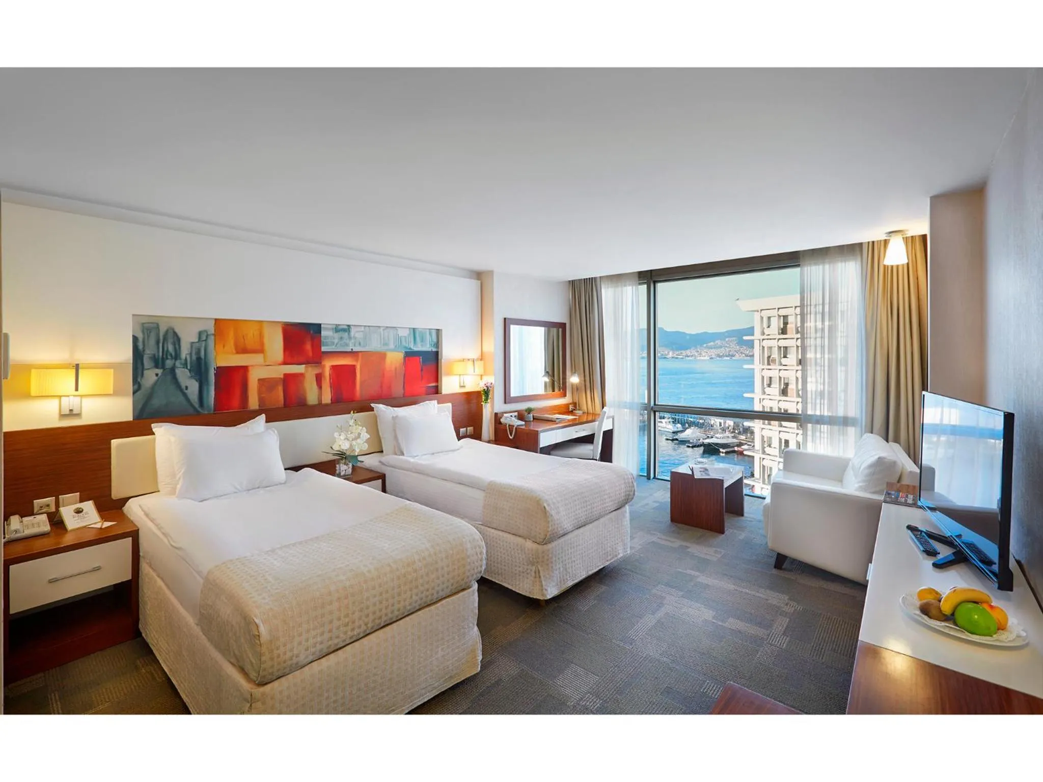 Bed in Kordon Hotel Pasaport