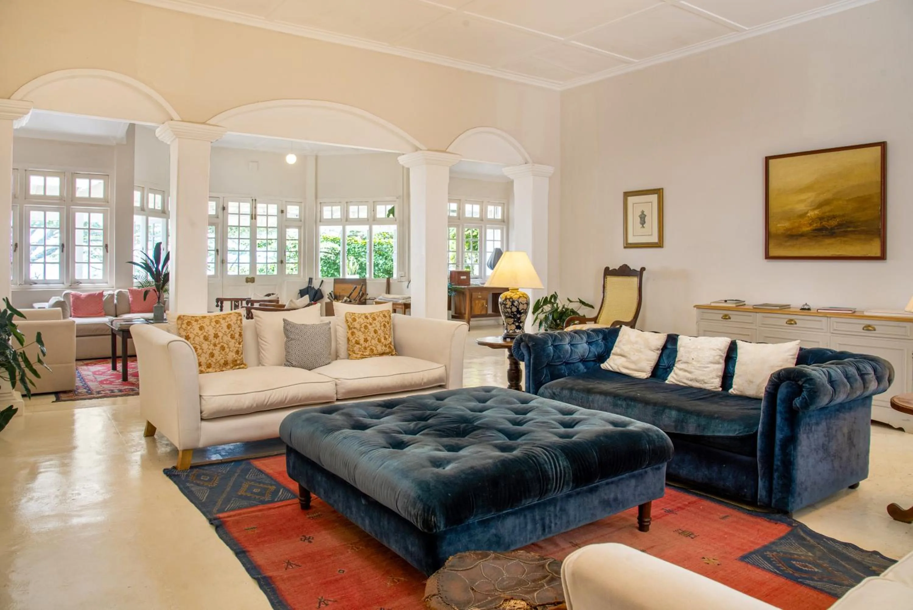 Living room in Ashburnham Estate-98 Acre Tea Estate with Private Waterfalls