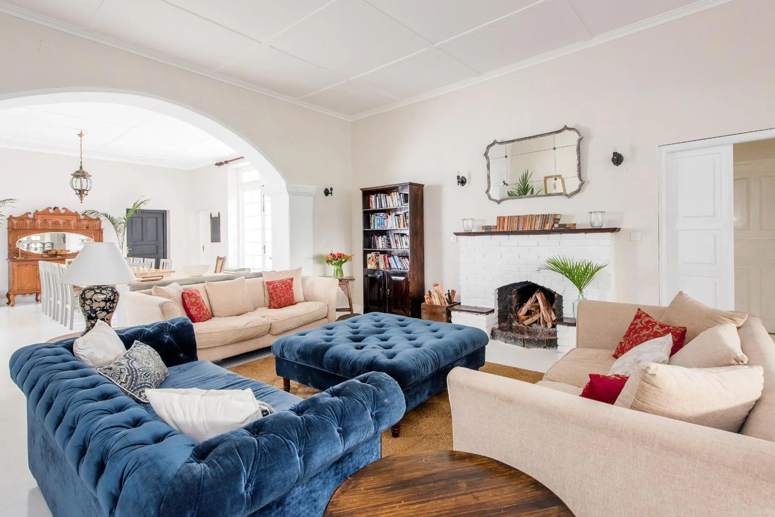 Living room in Ashburnham Estate-98 Acre Tea Estate with Private Waterfalls