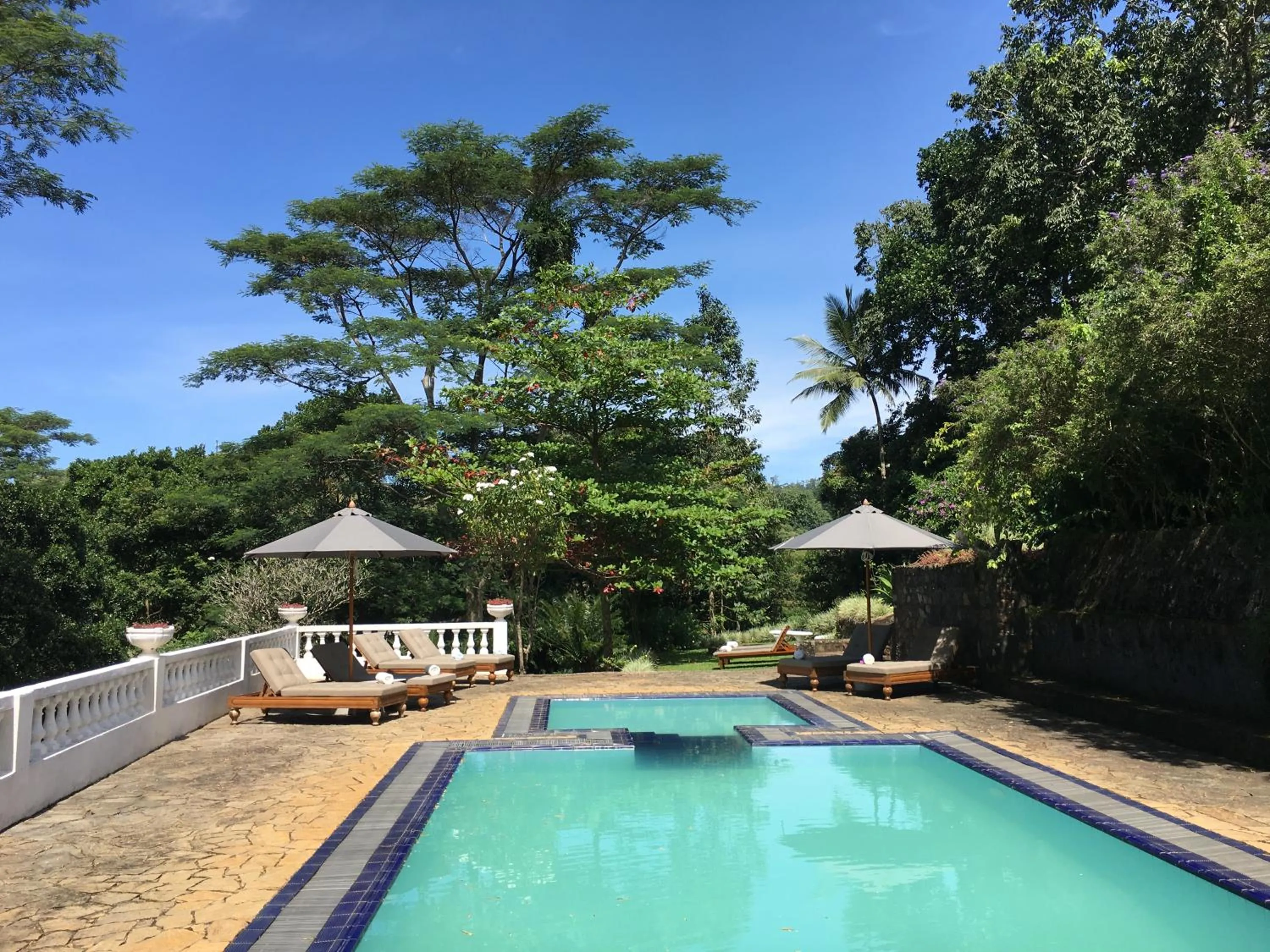 Swimming pool in Ashburnham Estate-98 Acre Tea Estate with Private Waterfalls