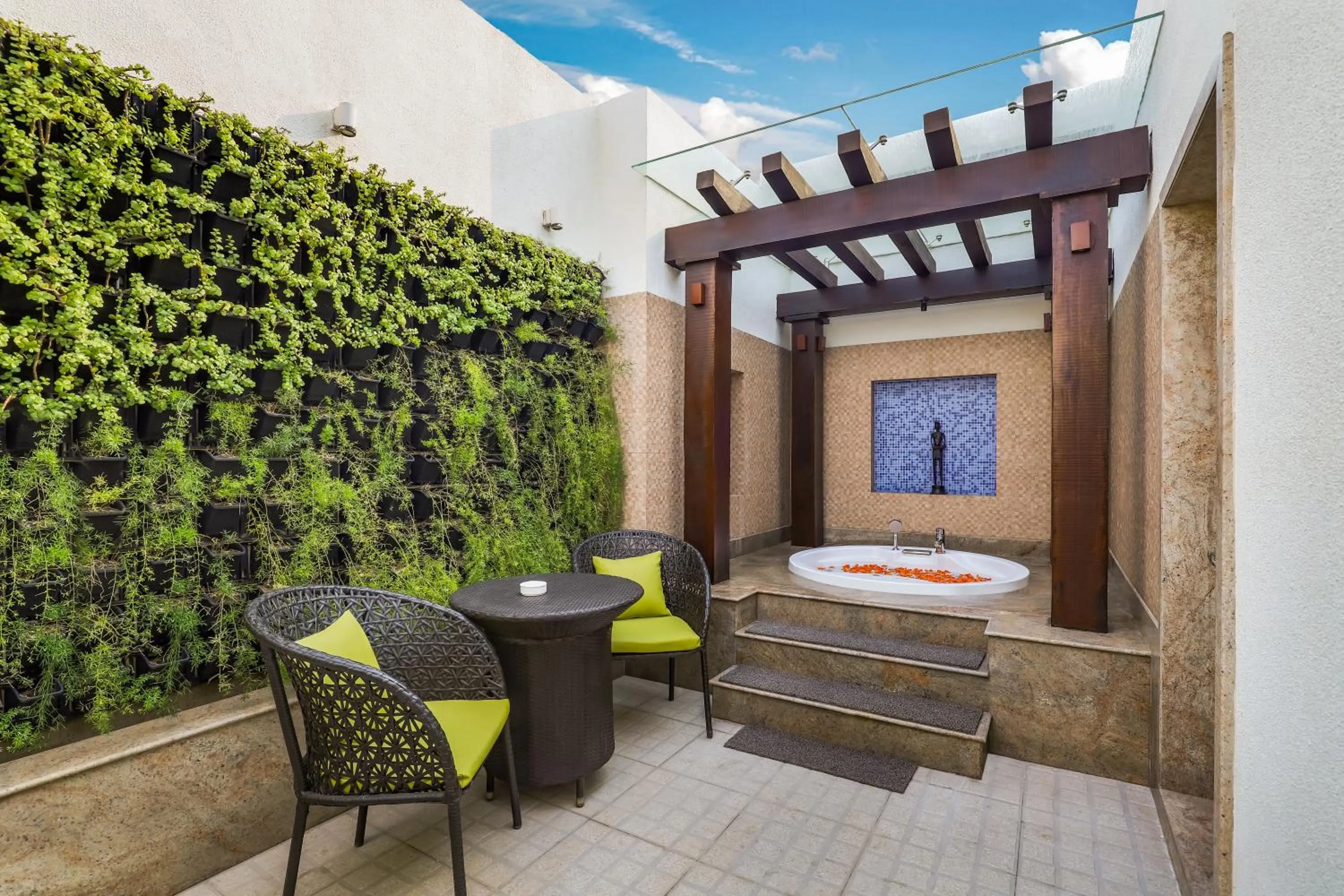 Seating area in Lemon Tree Premier, Delhi Airport