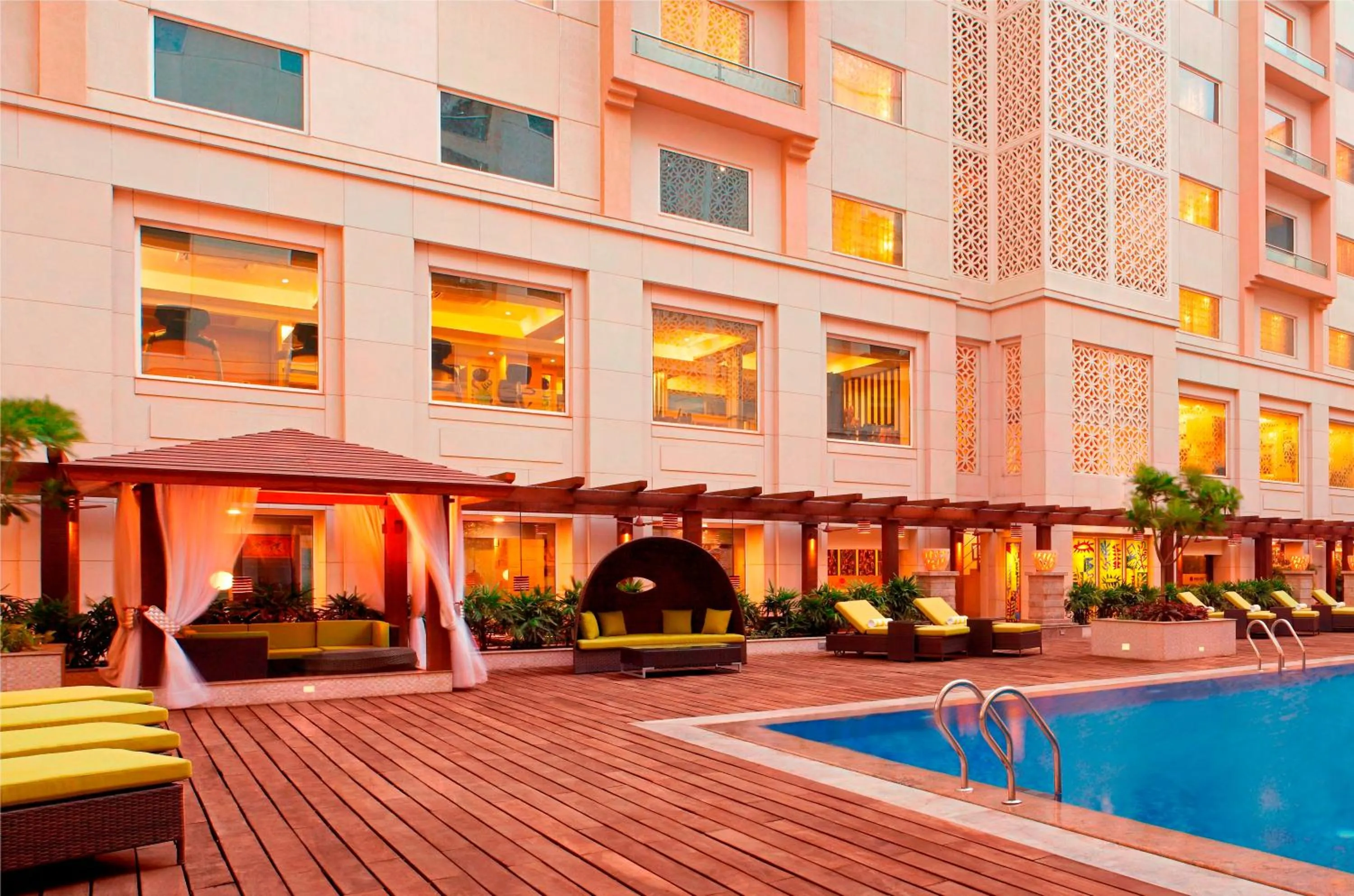 Swimming pool in Lemon Tree Premier, Delhi Airport