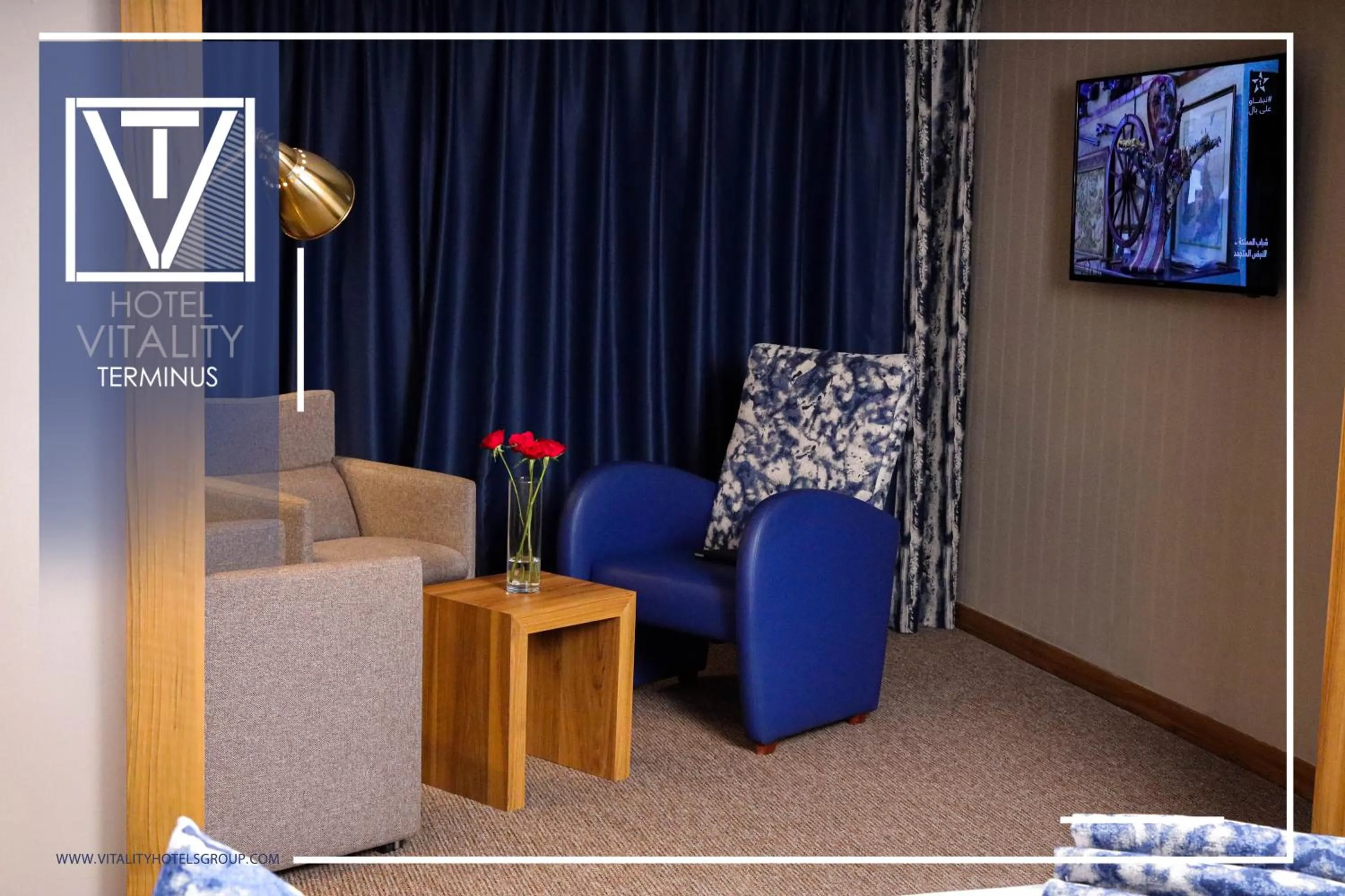 Living room in Hotel Vitality Terminus