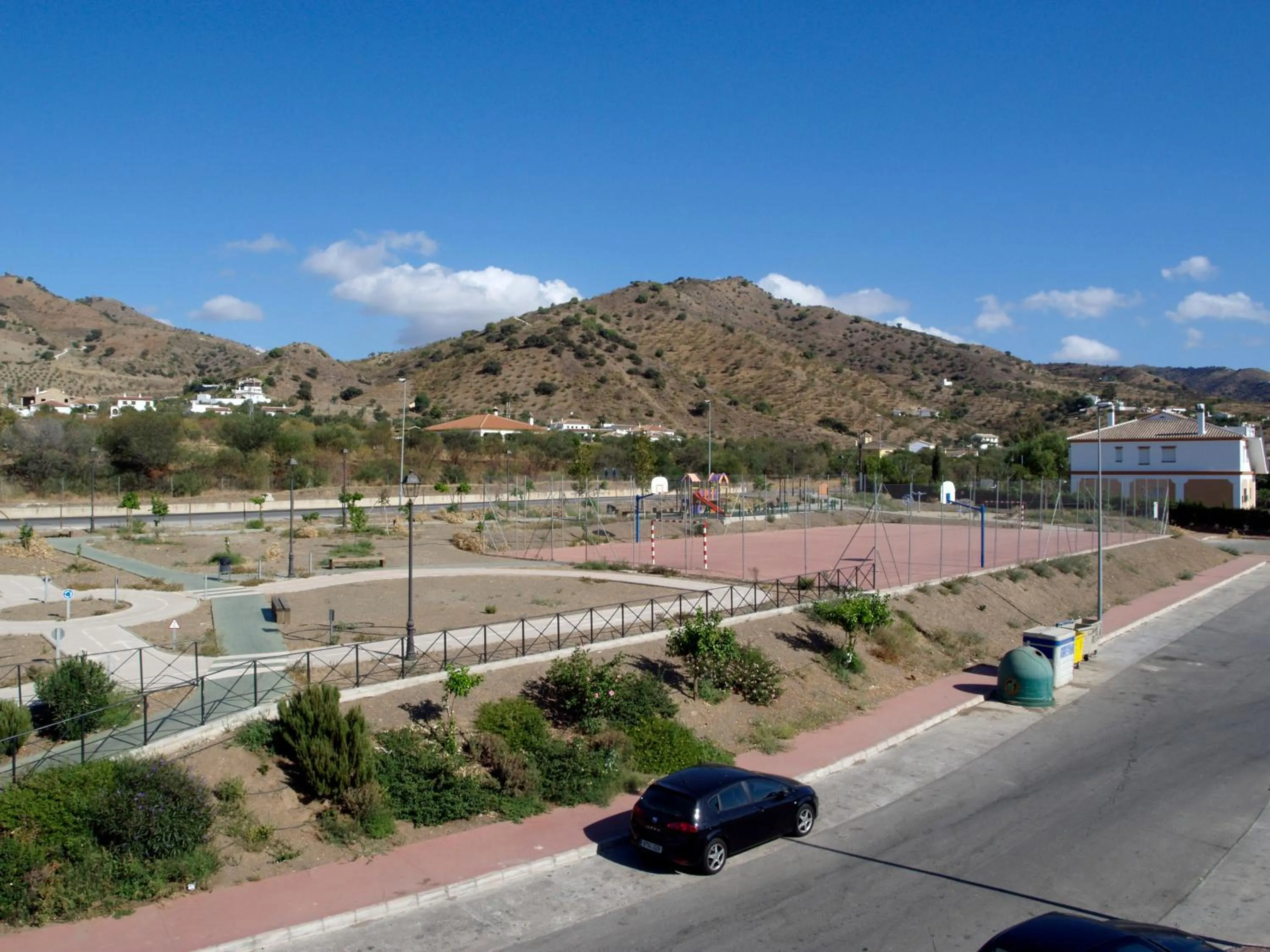 Garden view in Hostal la Molina