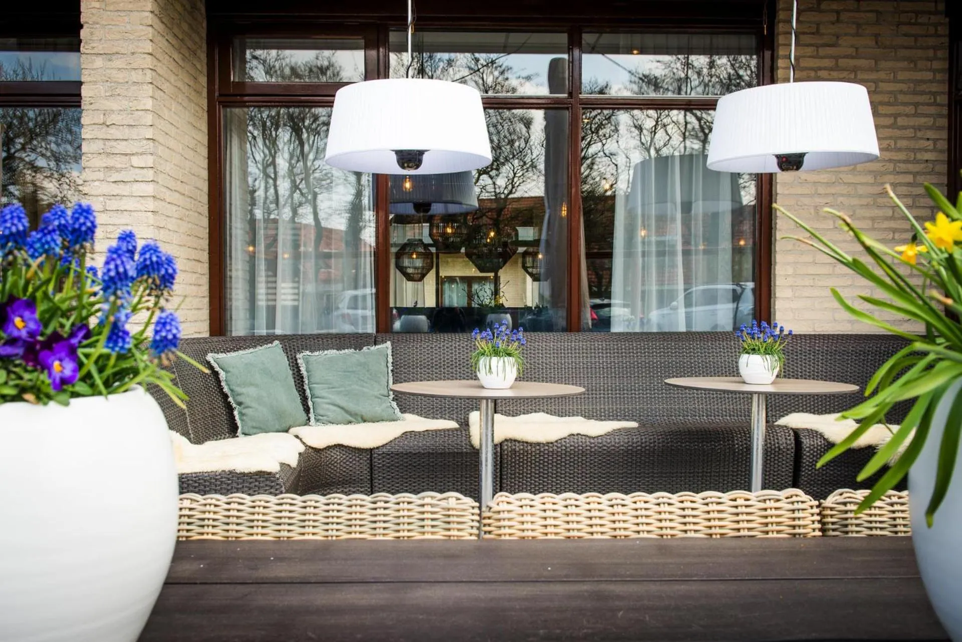 Patio in Hotel Boschrand