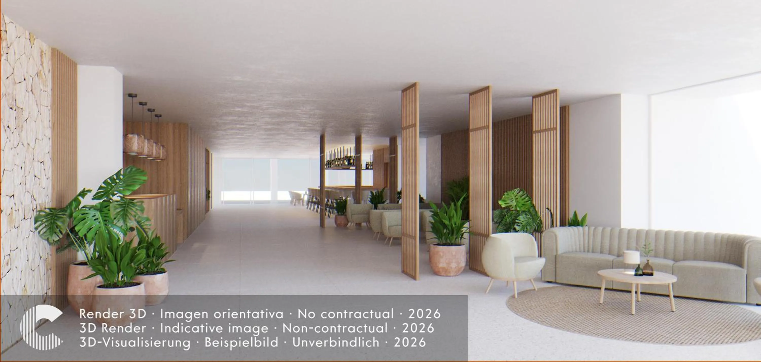 Seating area in Cabot Cala Ferrera