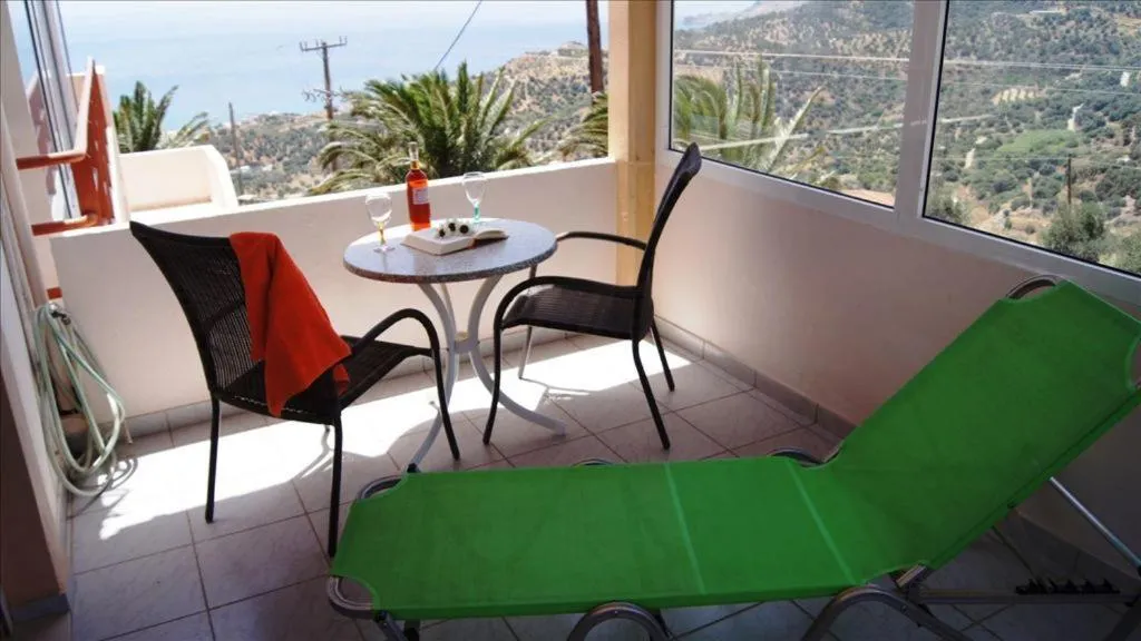 Balcony/Terrace in Chrisanthi Studios & Apartments