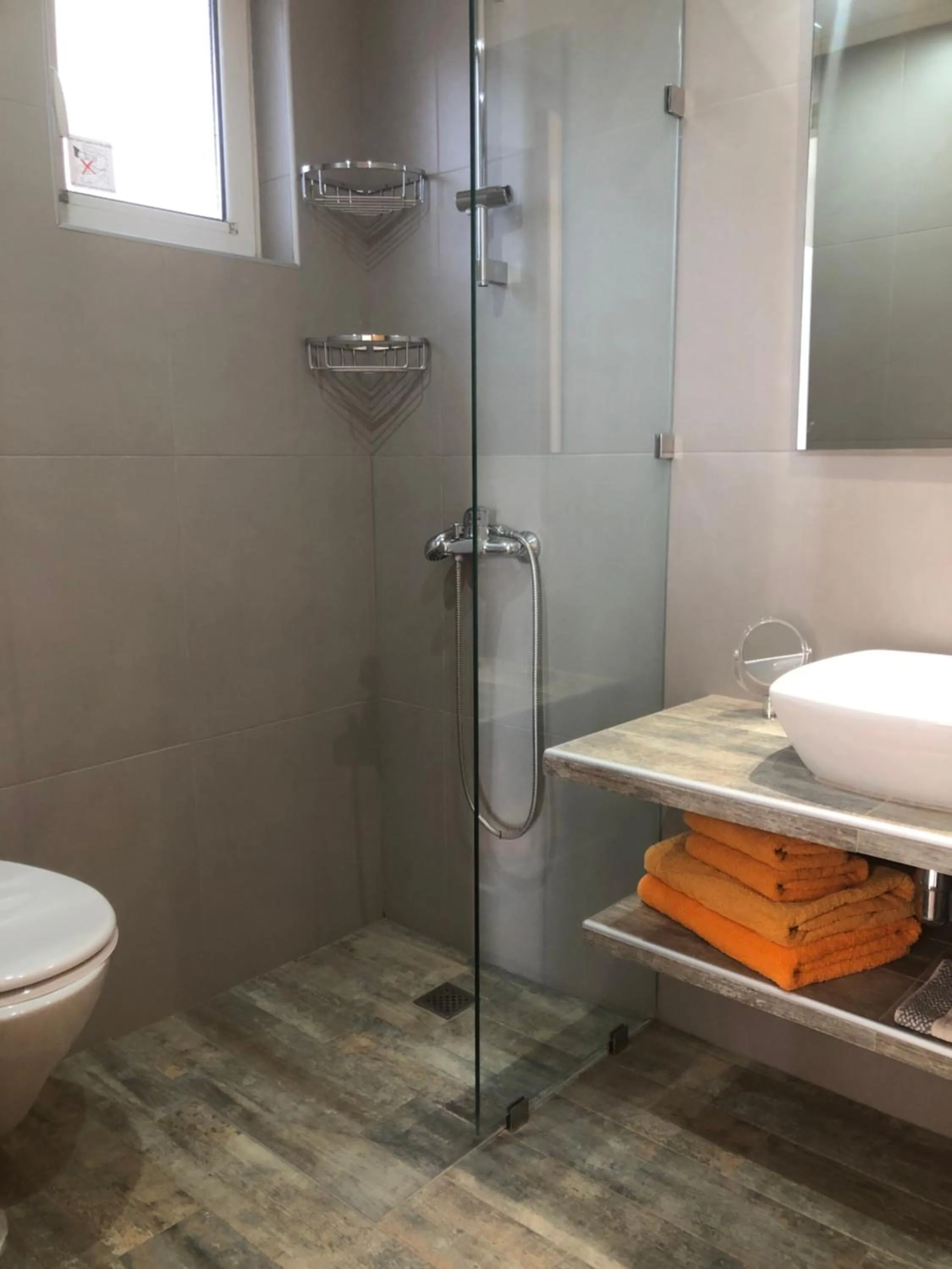 Bathroom in Chrisanthi Studios & Apartments