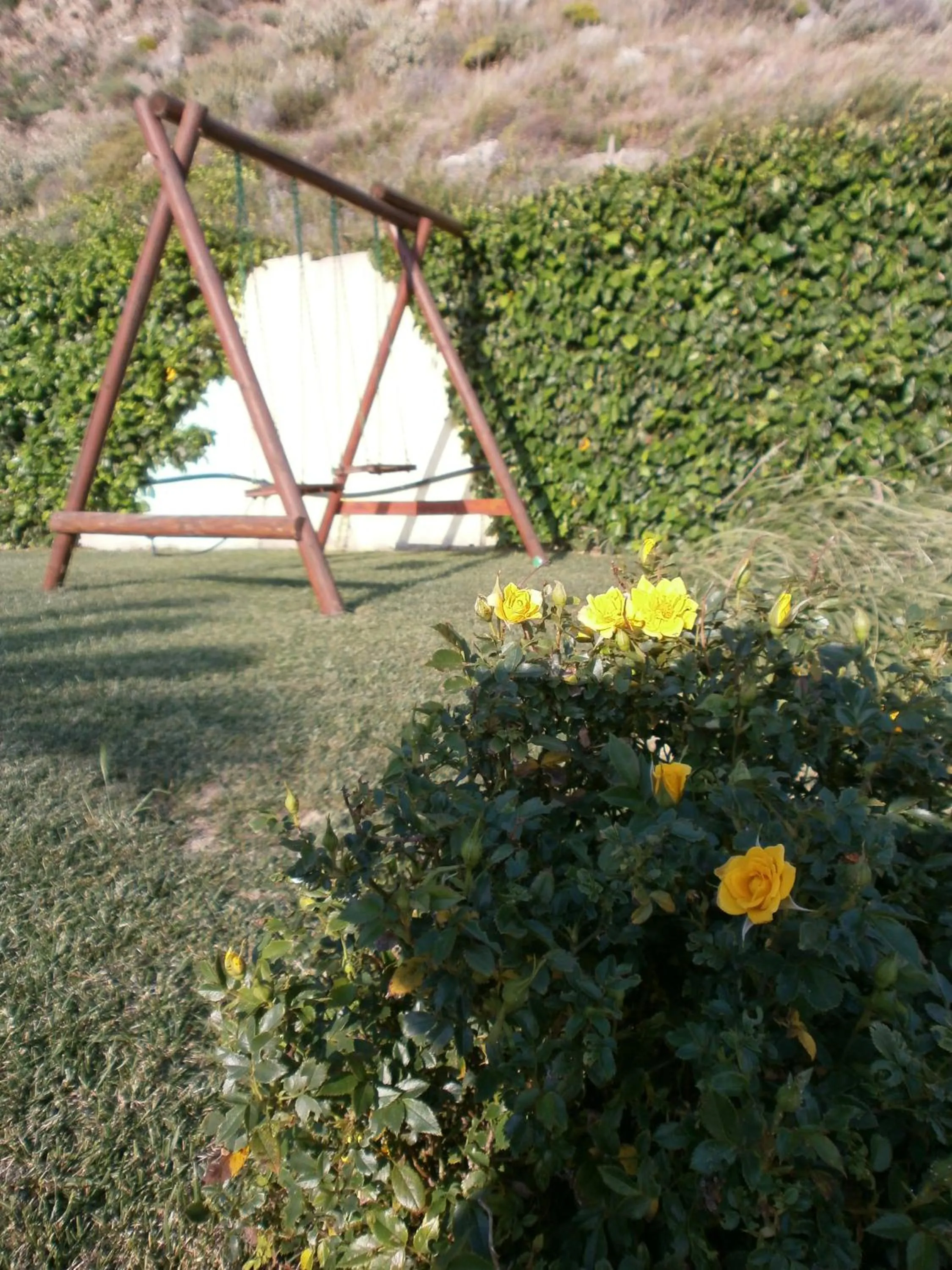 Children play ground in Chrisanthi Studios & Apartments