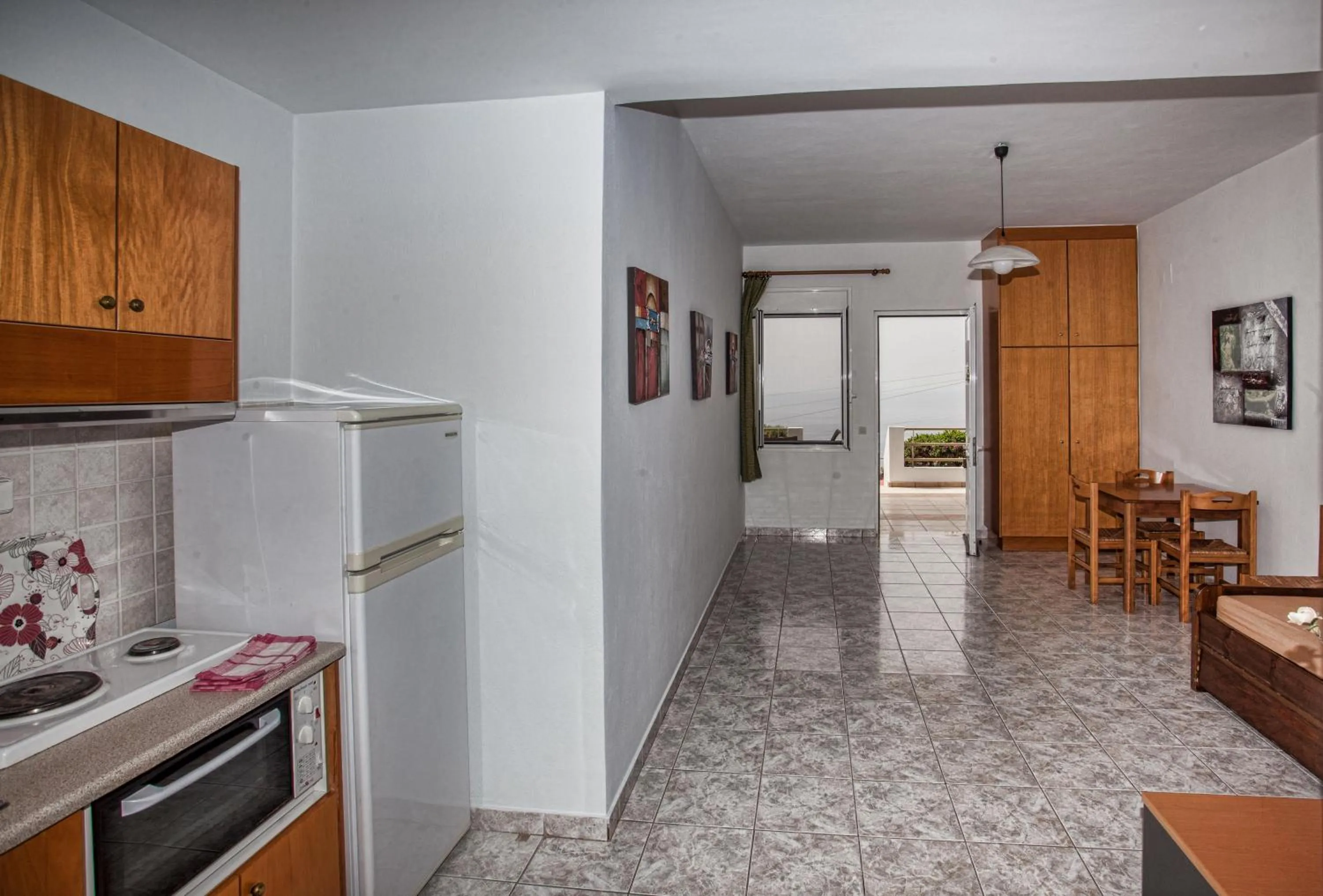 Dining area in Chrisanthi Studios & Apartments