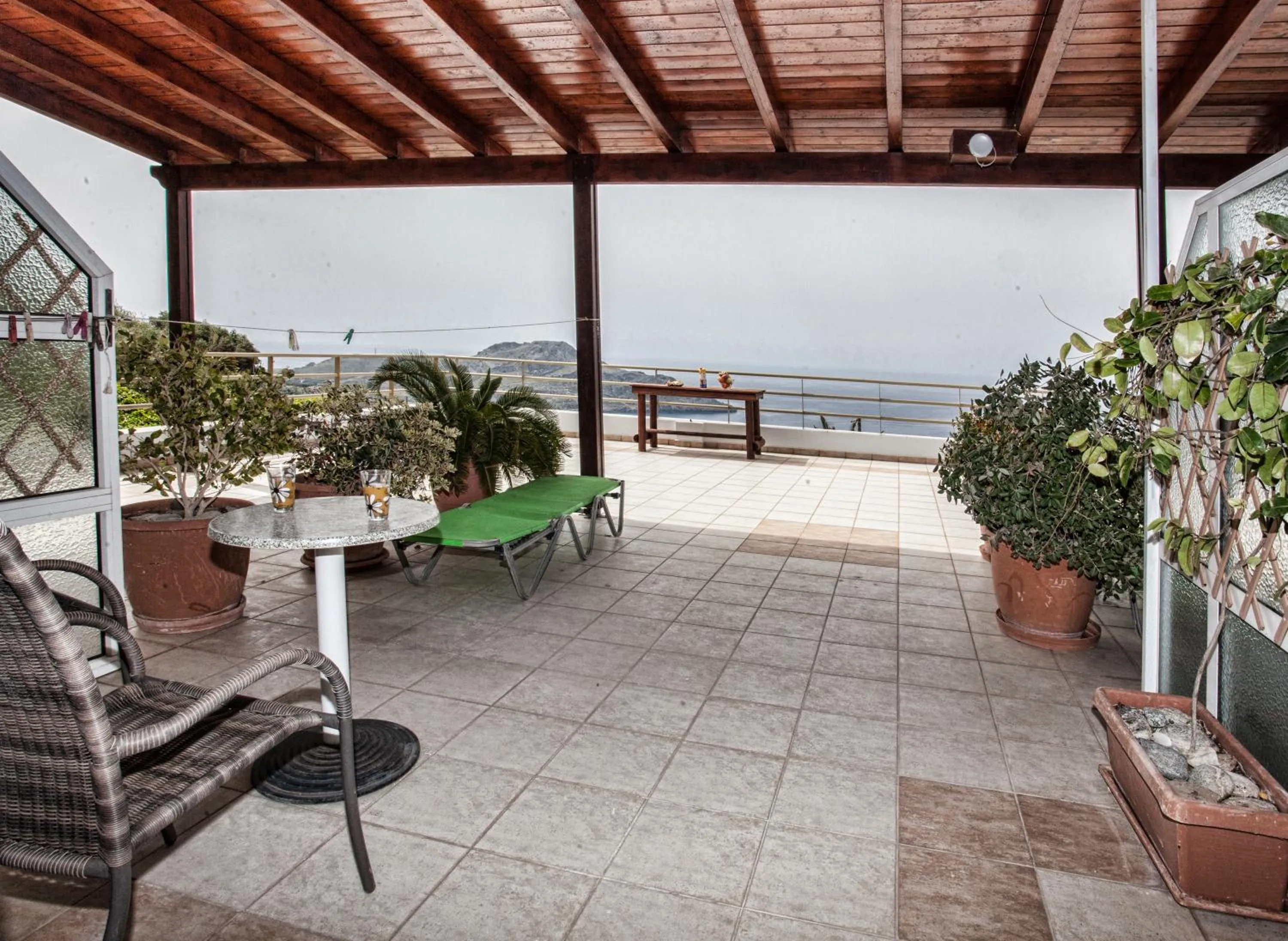 Balcony/Terrace in Chrisanthi Studios & Apartments