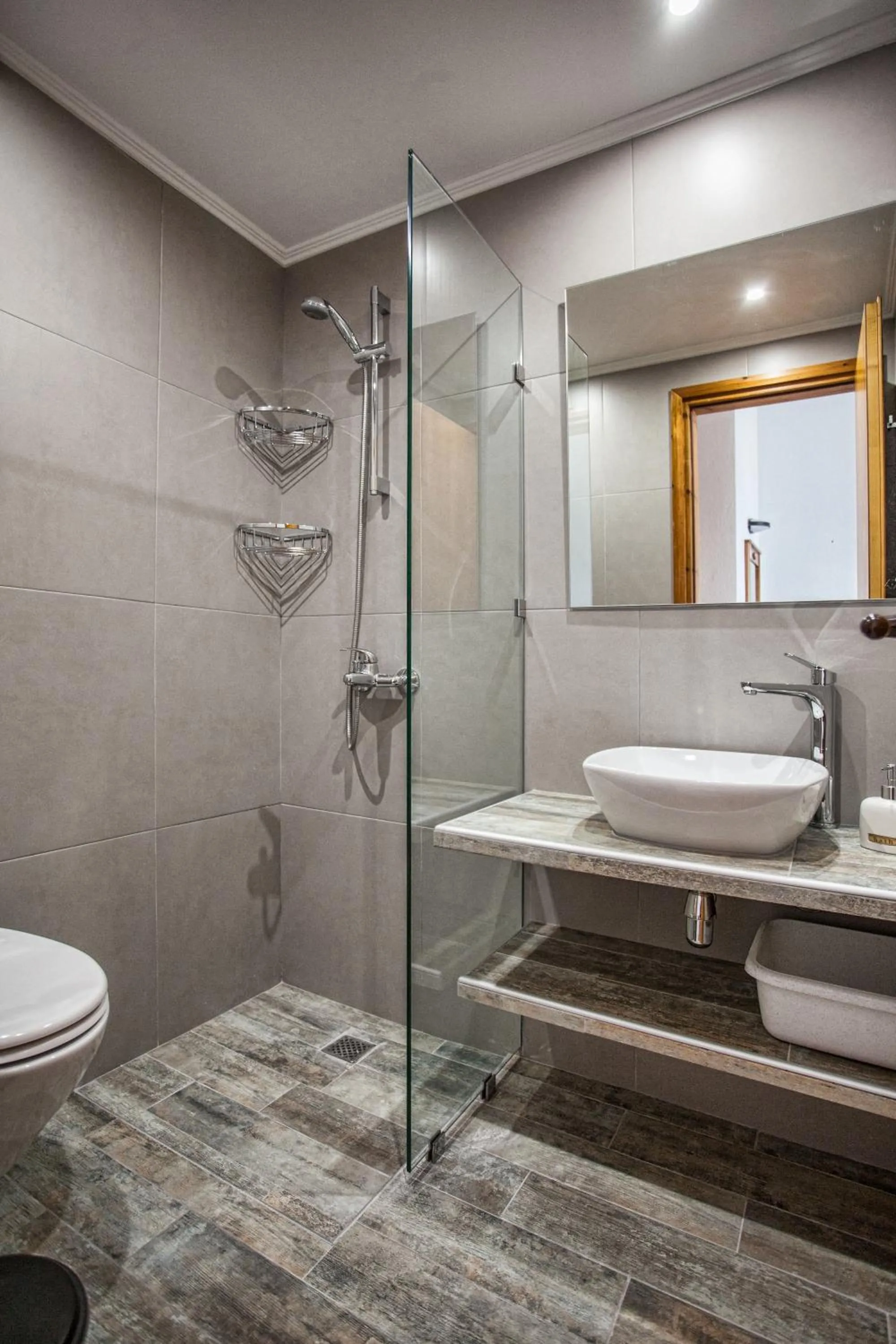 Bathroom in Chrisanthi Studios & Apartments